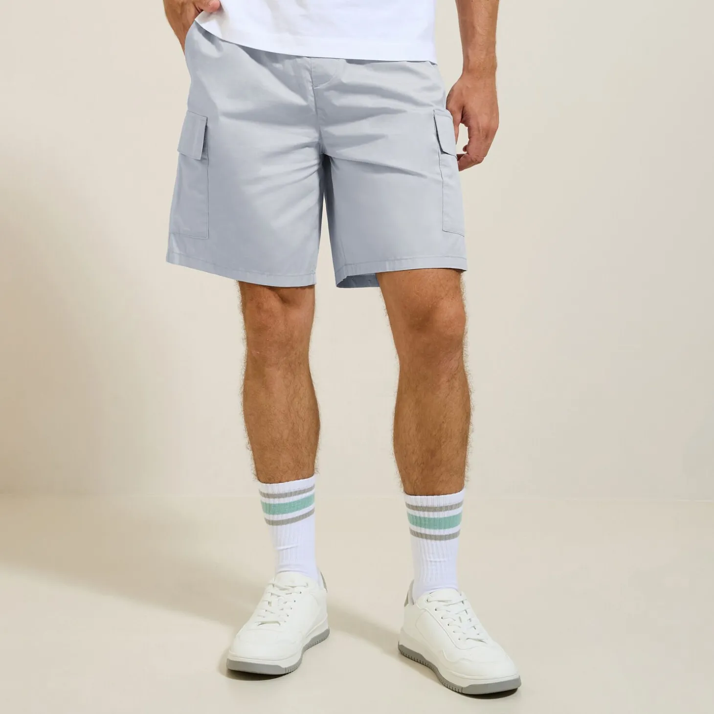 Short & Bermuda-Jules Bermuda cargo matière technique Bleuclair