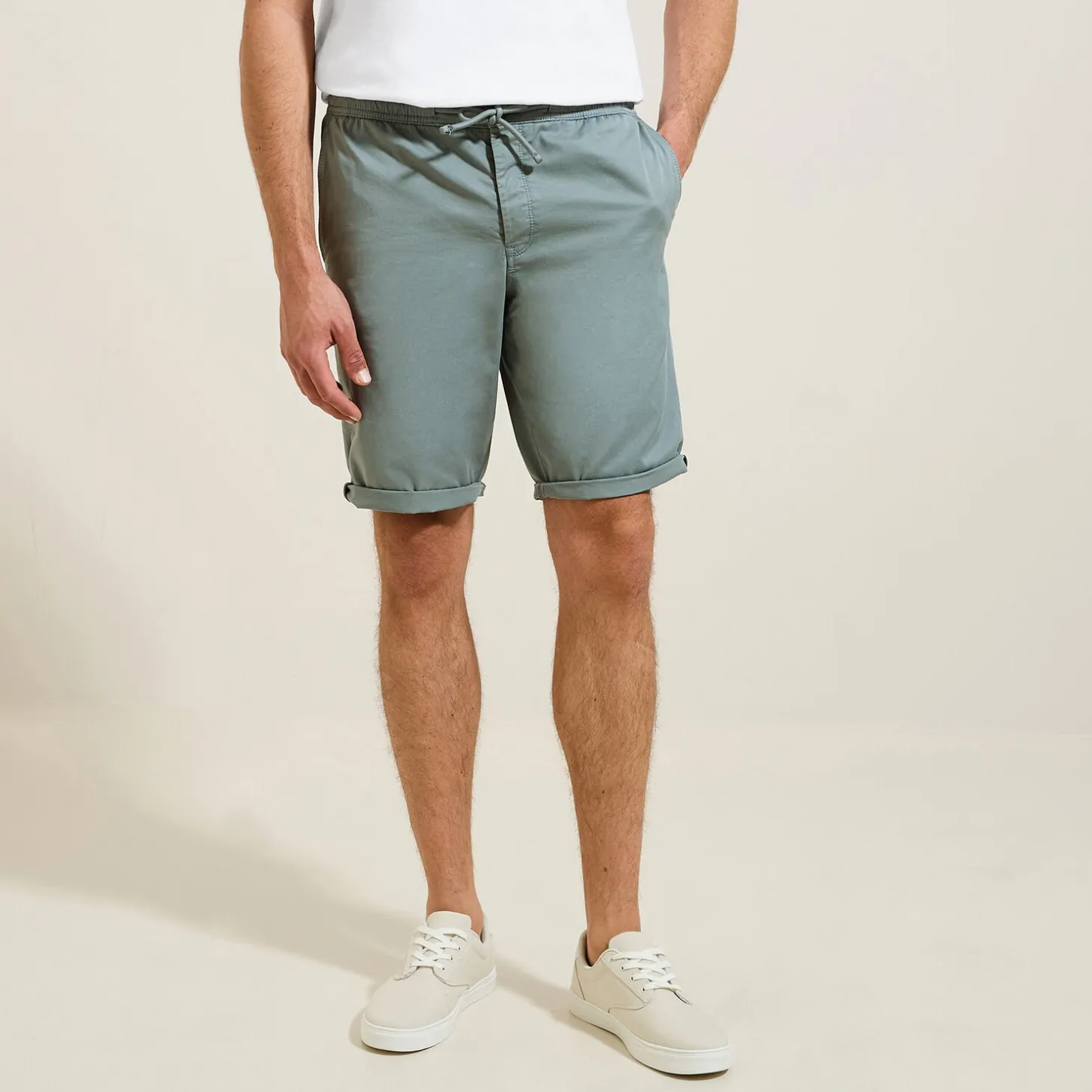 Short & Bermuda-Jules Bermuda chino uni Vert