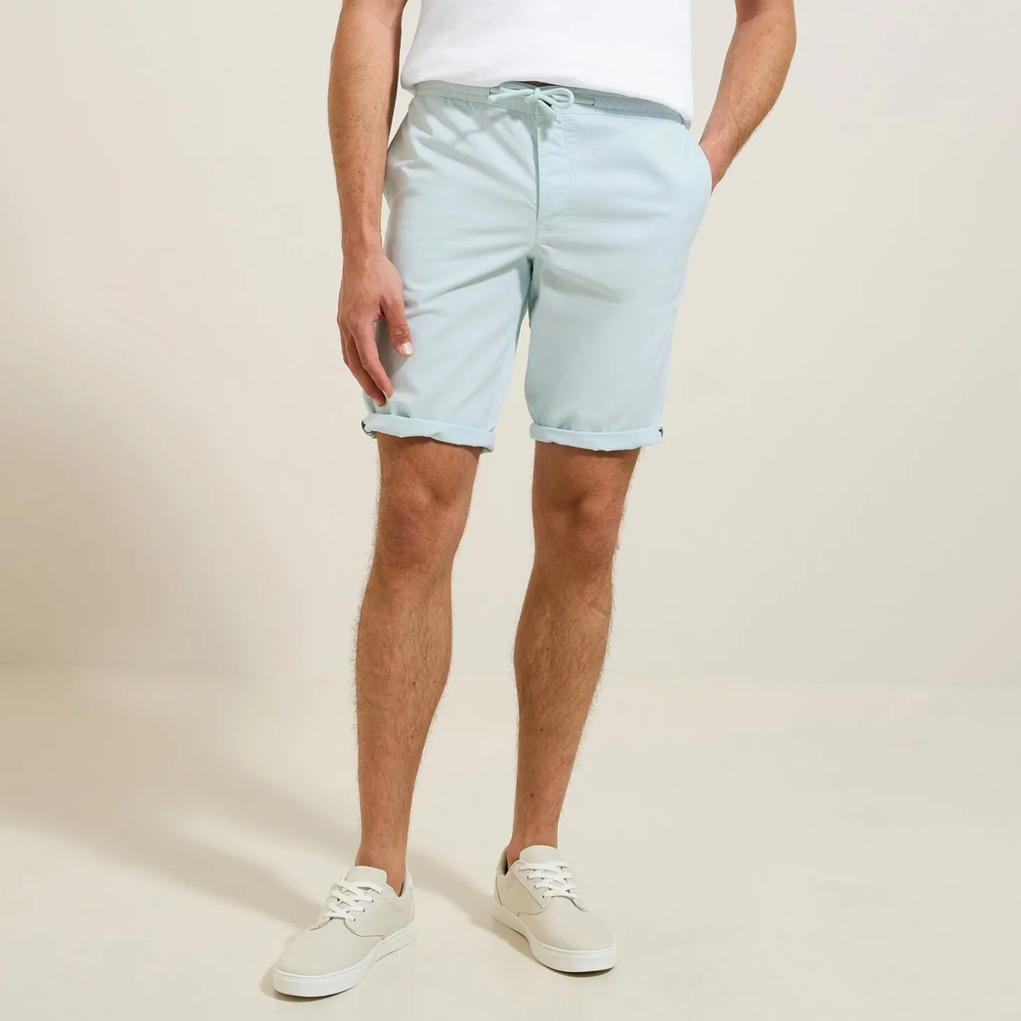 Short & Bermuda-Jules Bermuda chino uni Bleuclair