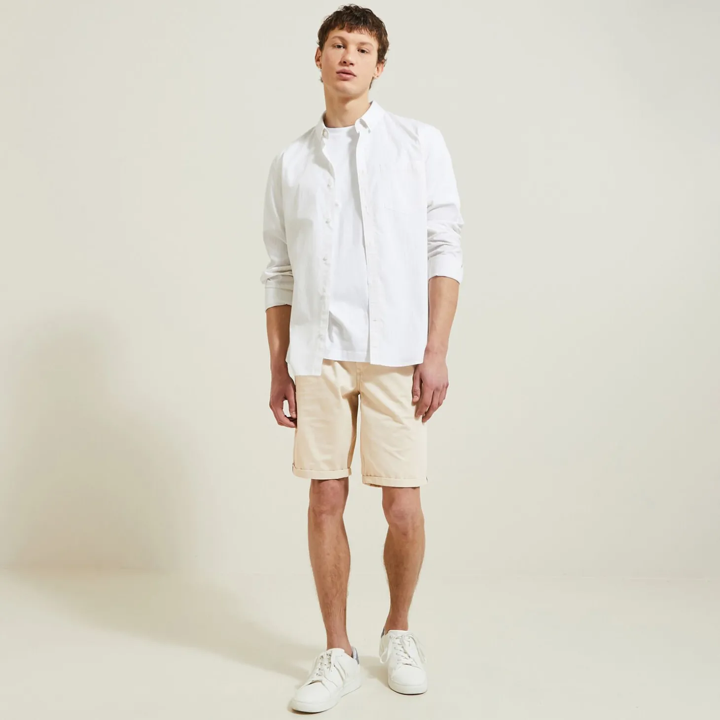 Short & Bermuda-Jules Bermuda chino uni Beige