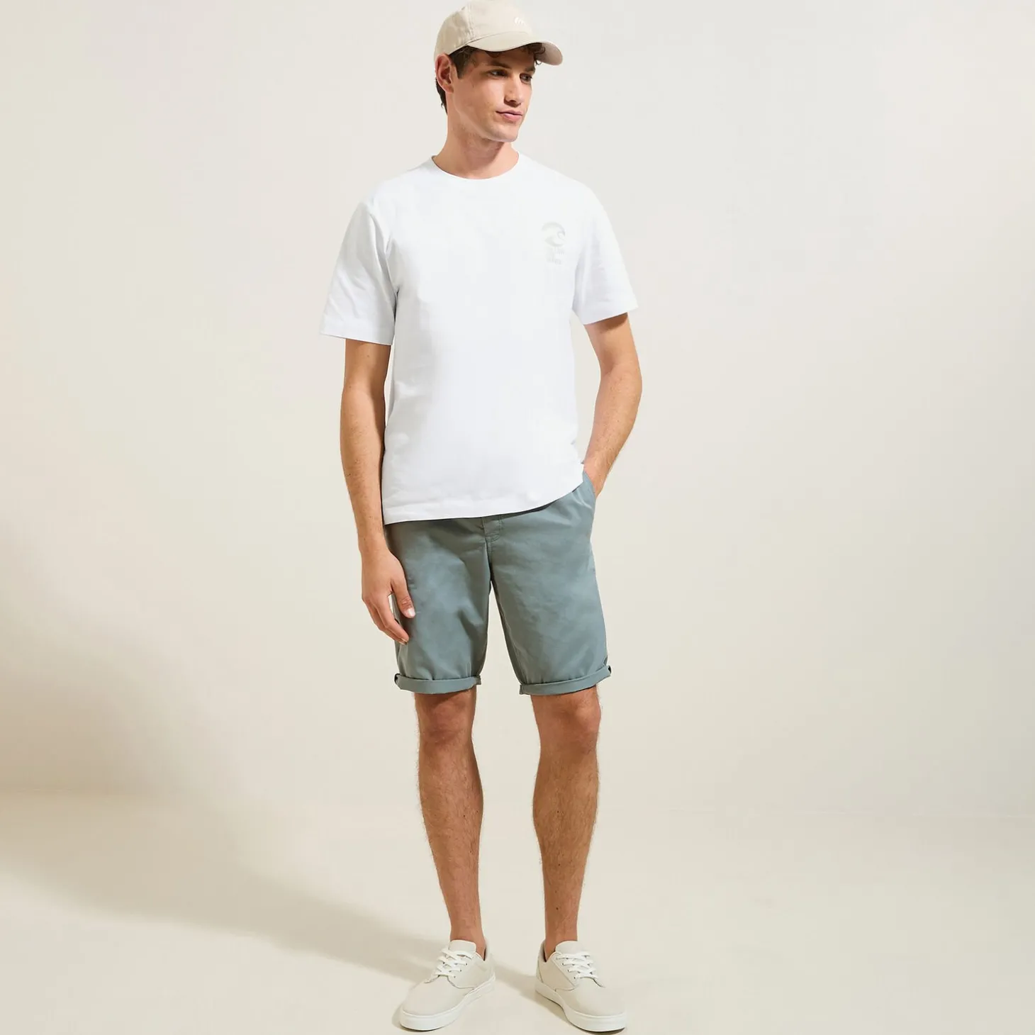 Short & Bermuda-Jules Bermuda chino uni Vert