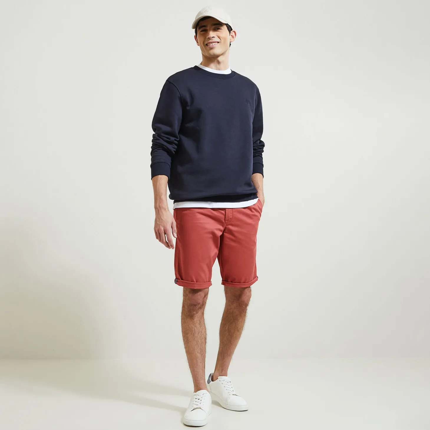 Short & Bermuda-Jules Bermuda chino uni Rose