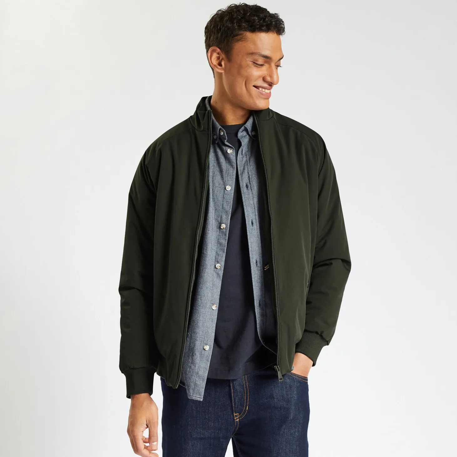 Manteau & Blouson-Jules Blouson zippé col montant Vertkaki