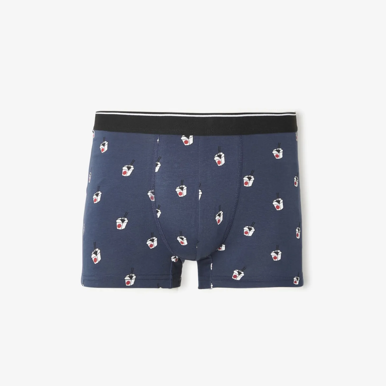 Boxer-Jules Boxer fantaisie en coton Bleufoncé