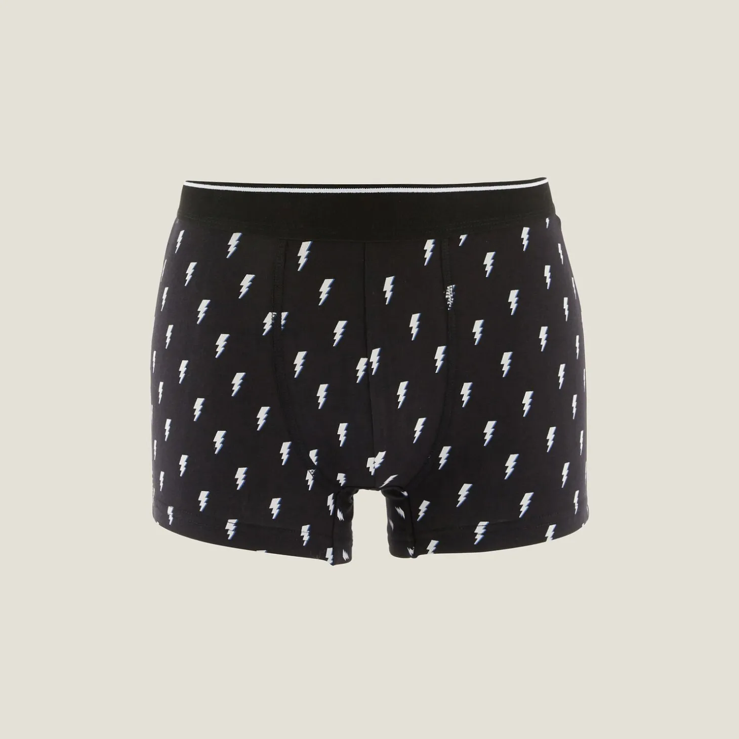 Boxer-Jules Boxer fantaisie en coton Noir