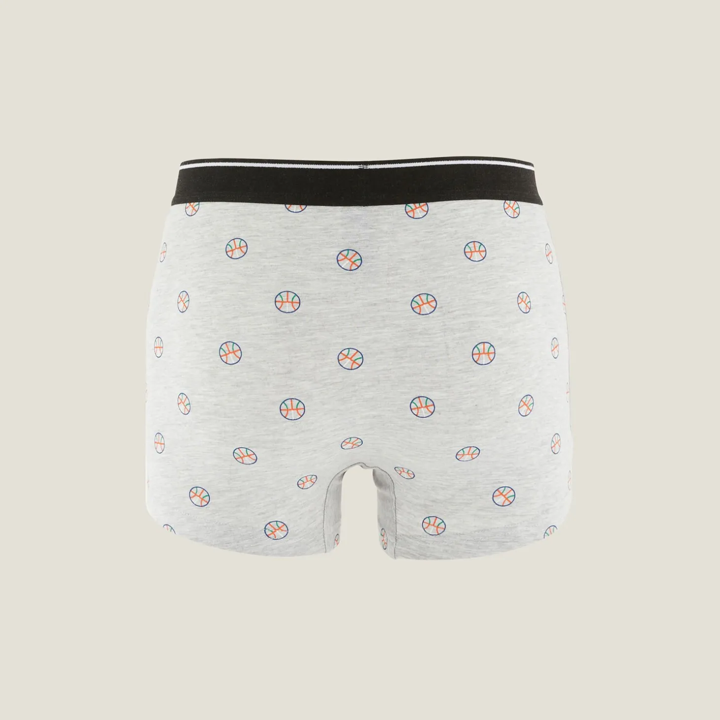 Boxer-Jules Boxer fantaisie en coton Grismoyen