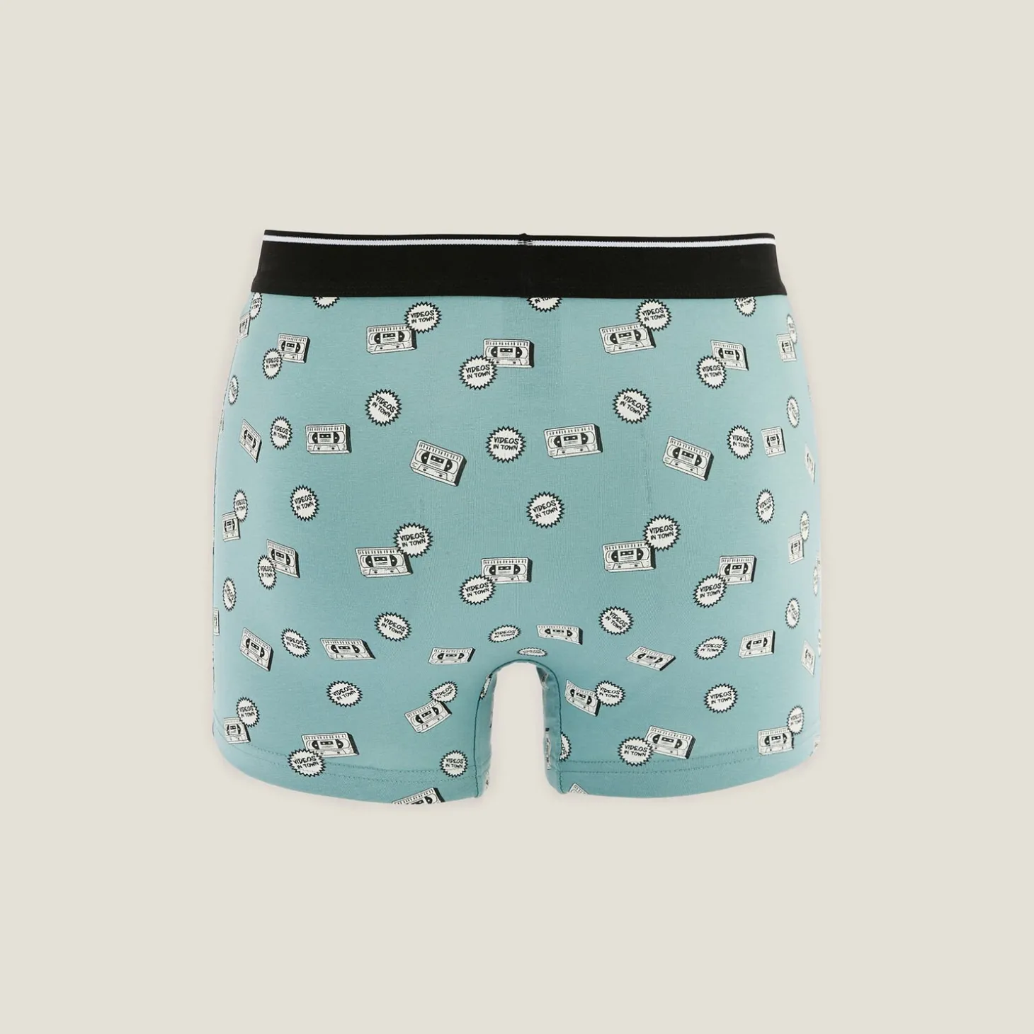 Boxer-Jules Boxer fantaisie en coton Bleuturquoise