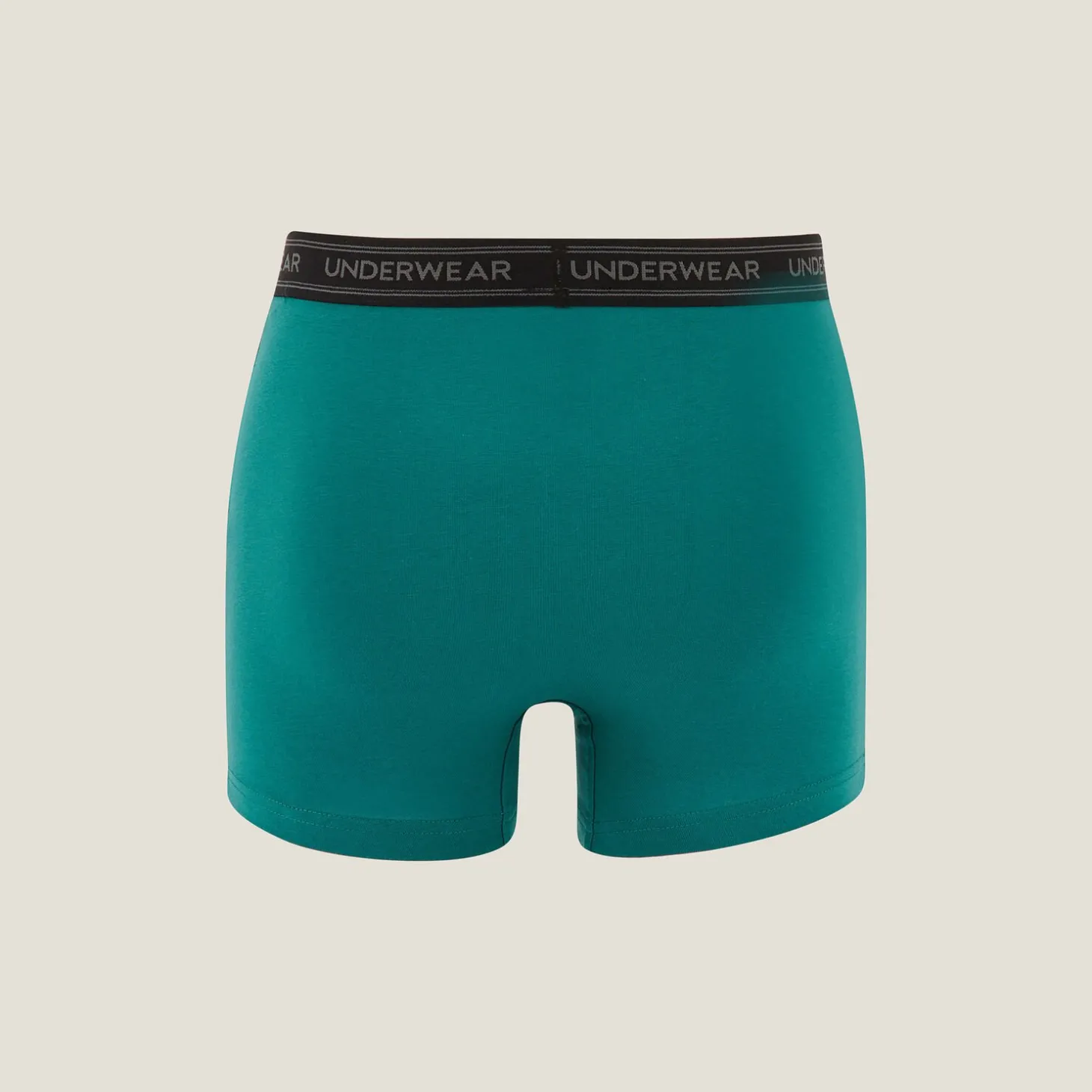 Boxer-Jules Boxer uni en coton Vert