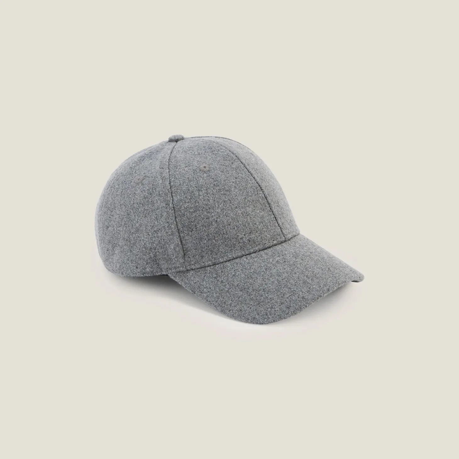 Casquette & Chapeau | Autres Accessoires-Jules Casquette en flanelle Grismoyen