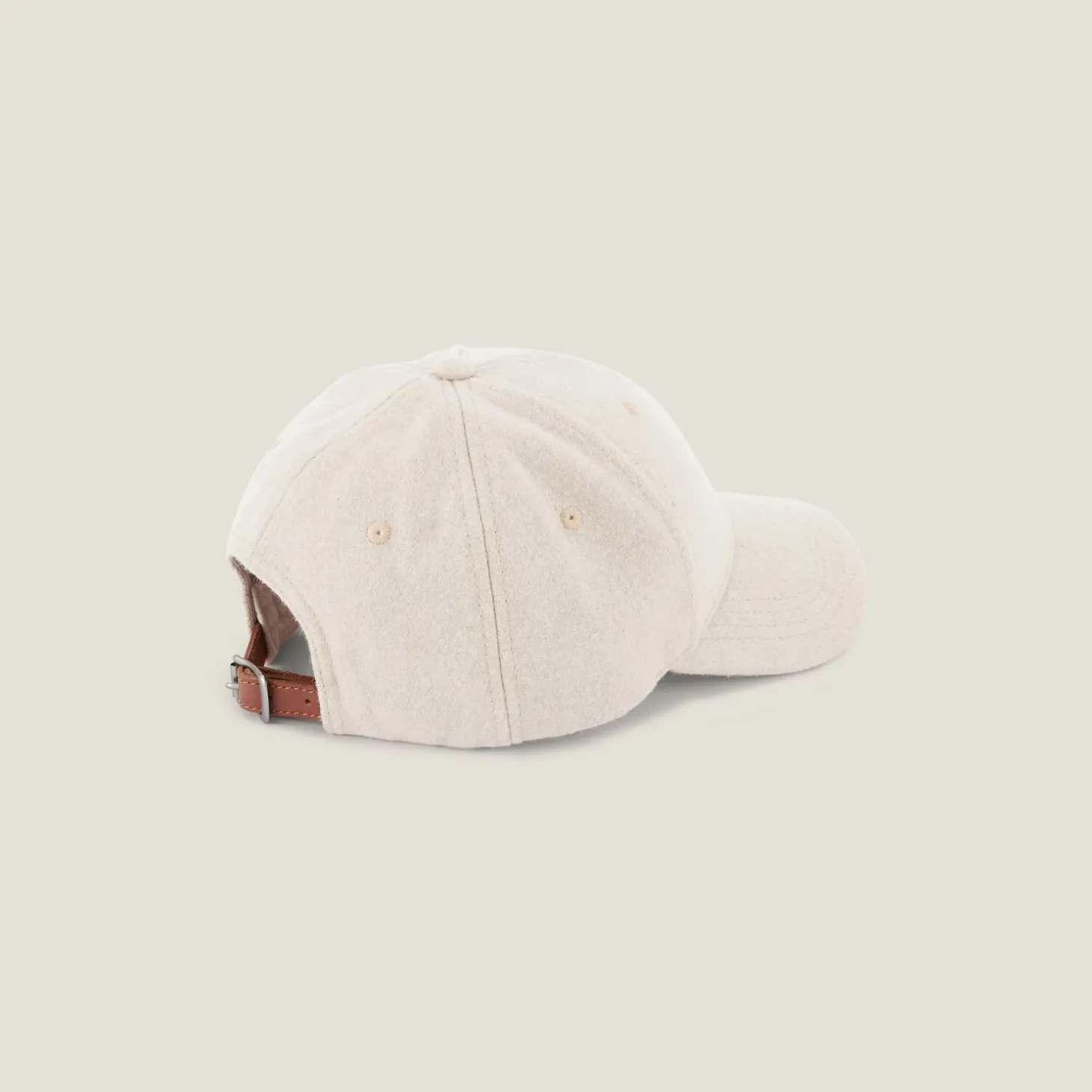 Casquette & Chapeau | Autres Accessoires-Jules Casquette en flanelle Beige