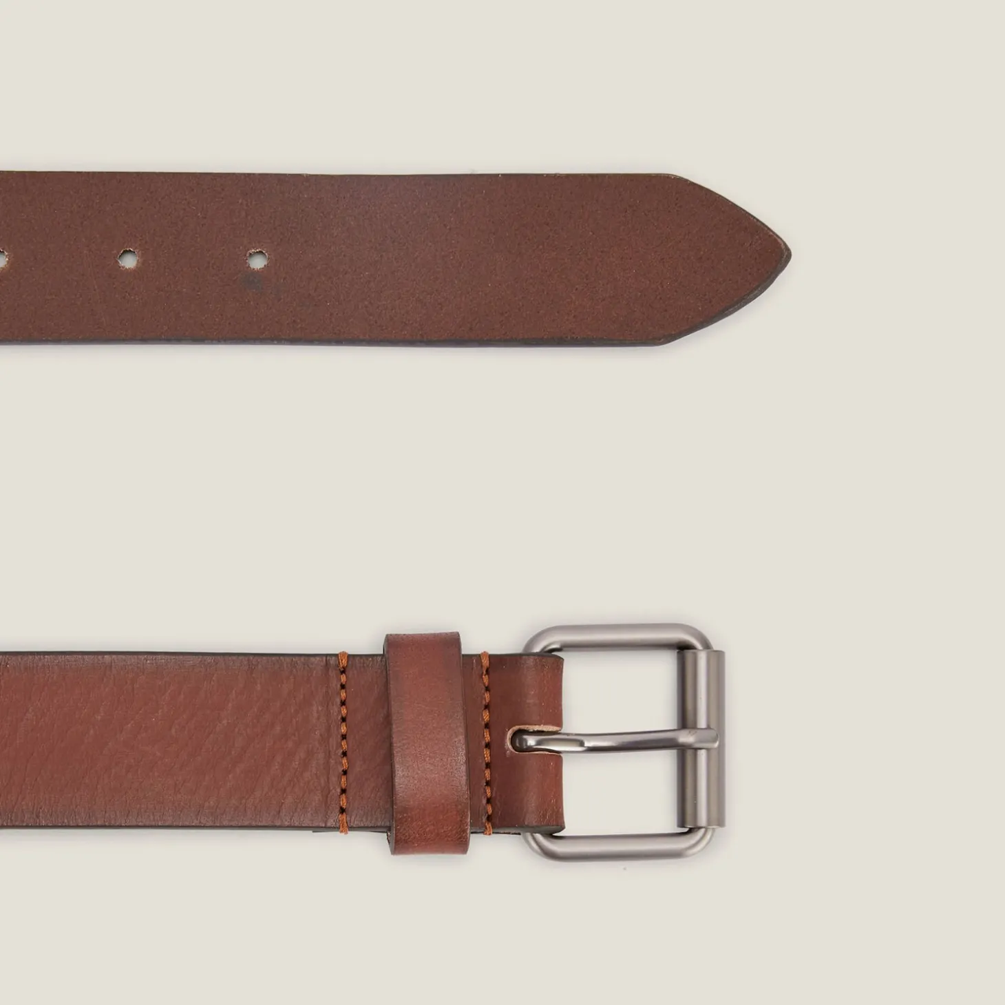 Ceinture Et Bretelles | Ceinture & Bretelles-Jules Ceinture large en cuir Camel