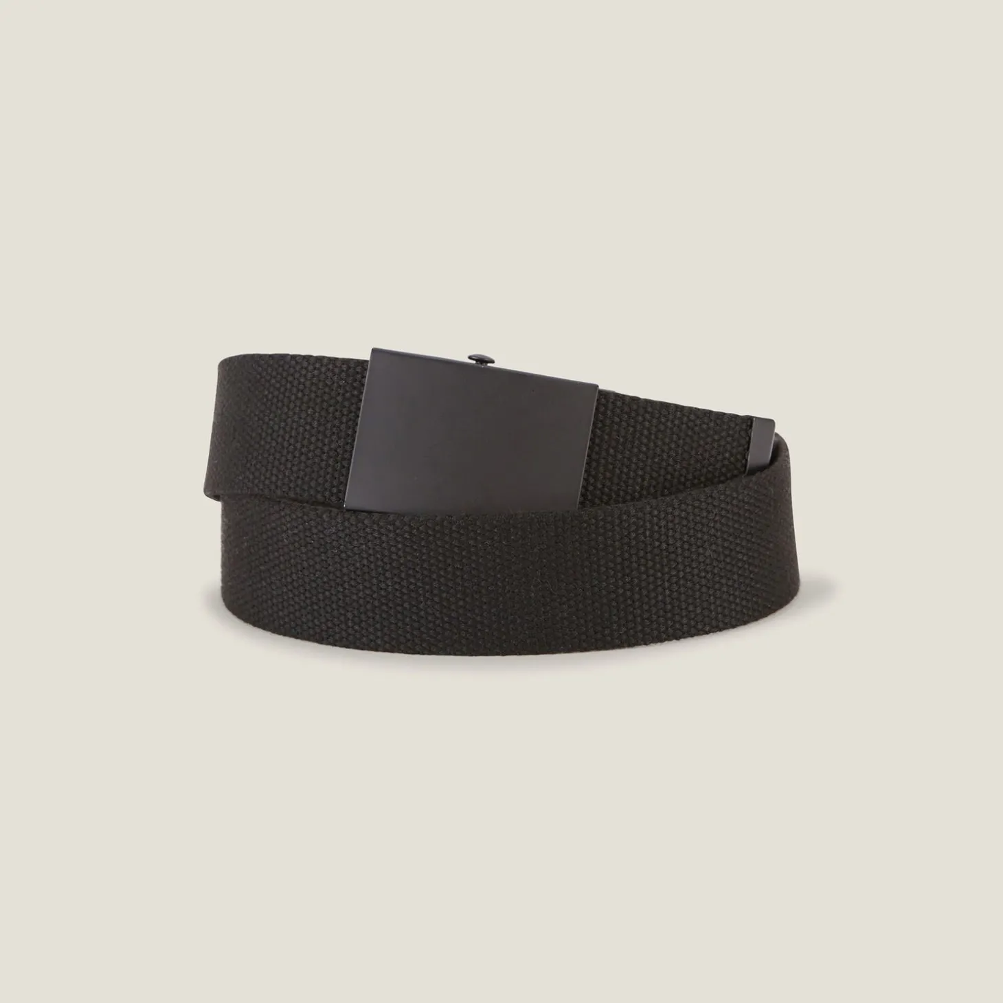 Ceinture Et Bretelles | Ceinture & Bretelles-Jules Ceinture sangle avec plaque Noir