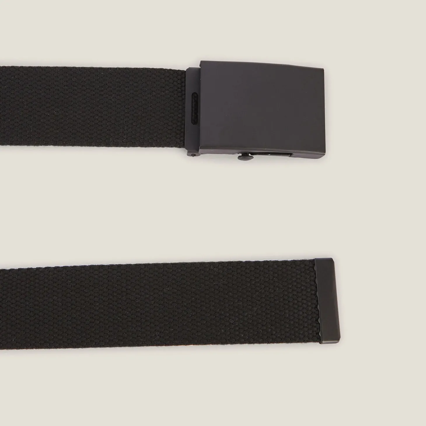 Ceinture Et Bretelles | Ceinture & Bretelles-Jules Ceinture sangle avec plaque Noir