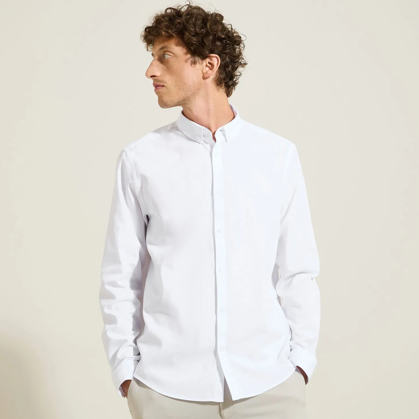 Chemise Formelle | Chemise-Jules Chemise en coton Blanc