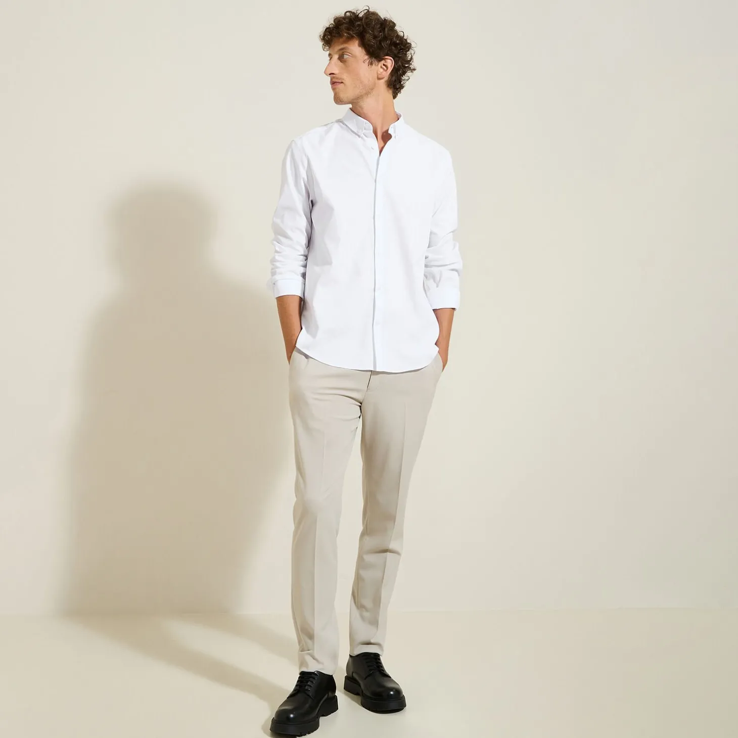 Chemise Formelle | Chemise-Jules Chemise en coton Blanc