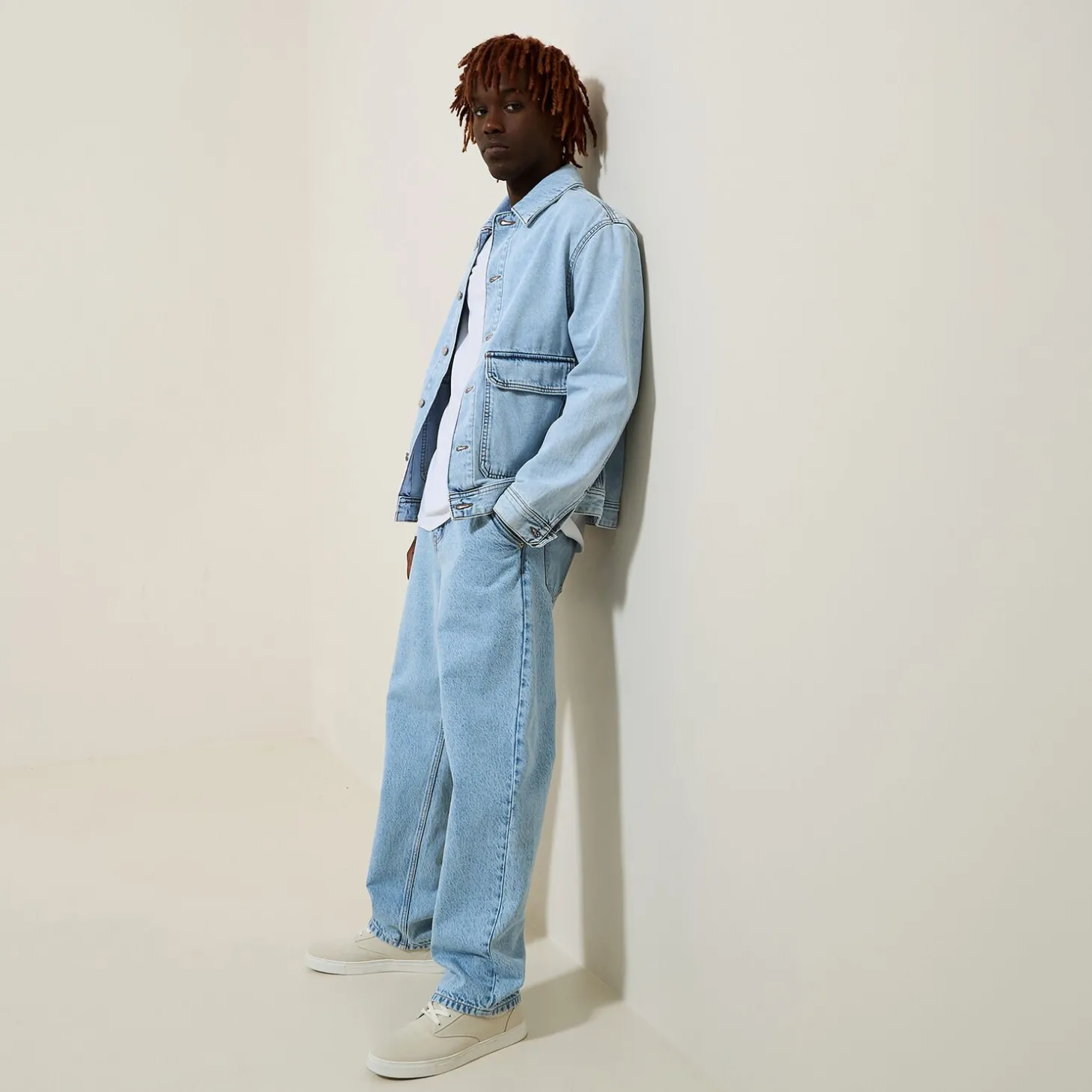 Jeans Baggy | Jeans-Jules Jean baggy 100% coton Bleumoyen