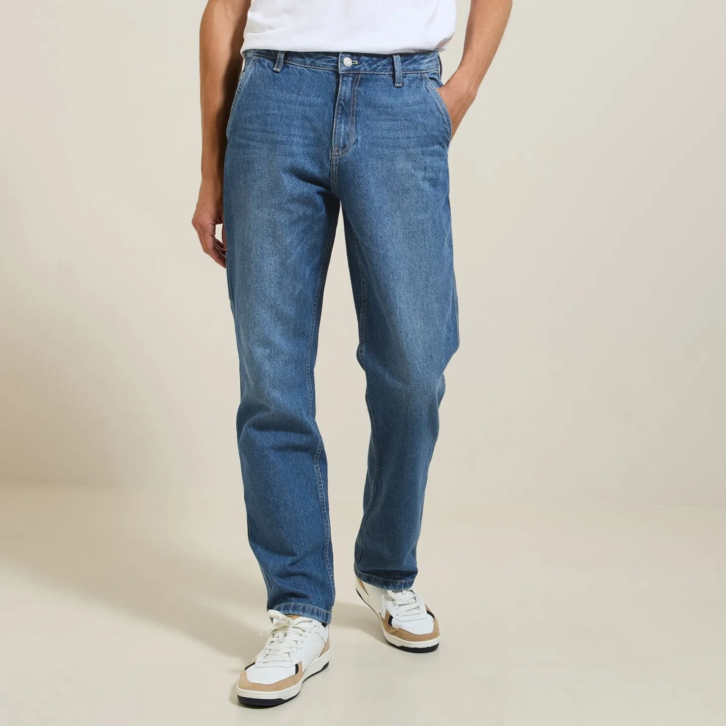 Jeans Charpentier | Jeans Loose-Jules Jean loose charpentier Bleu