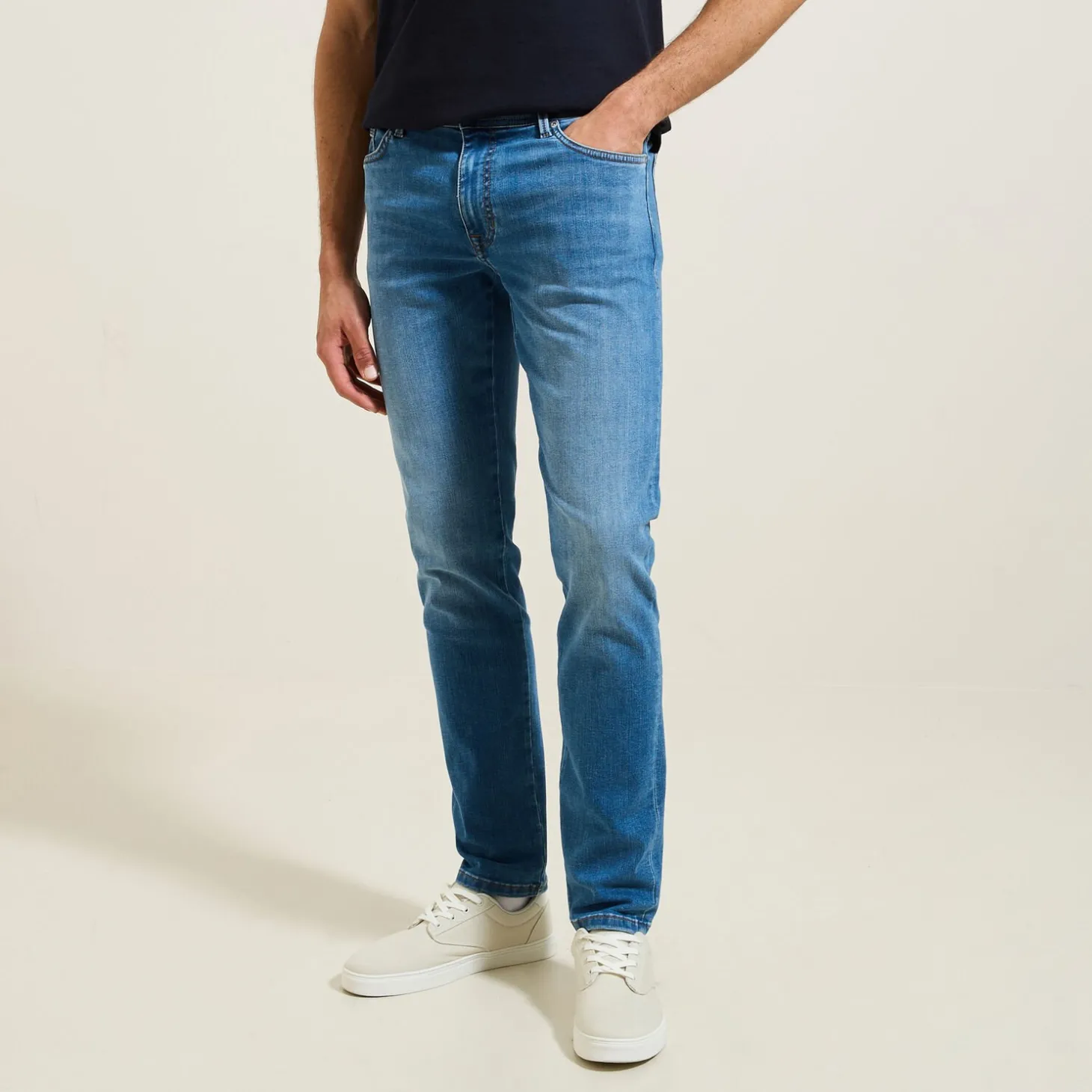 Jeans Slim | Jeans-Jules Jean slim urbanflex 3 longueurs Bleu