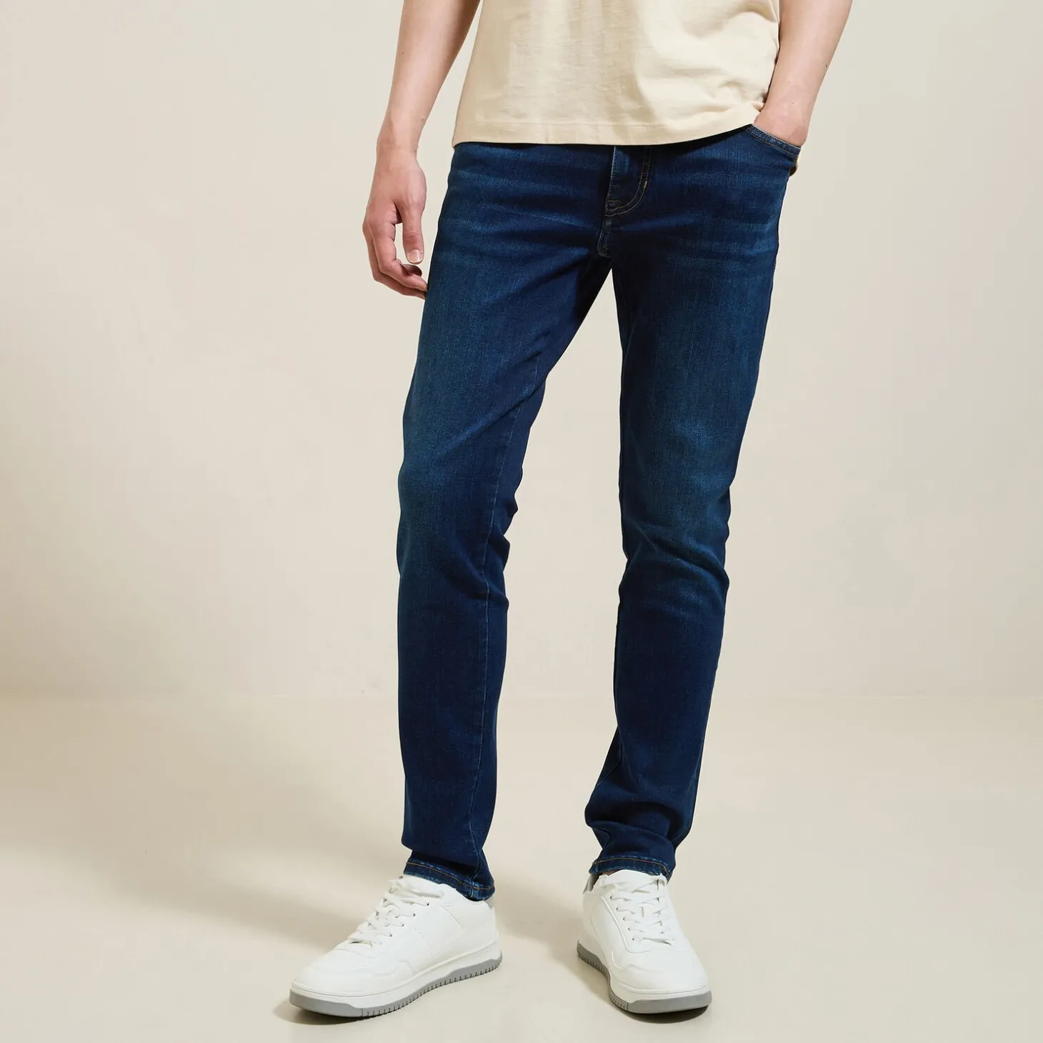 Jeans Slim | Jeans-Jules Jean slim urbanflex 4 longueurs Bleu