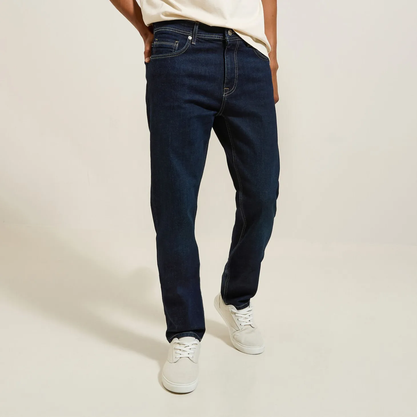 Jeans Straight | Jeans-Jules Jean straight 4 longueurs Bleu