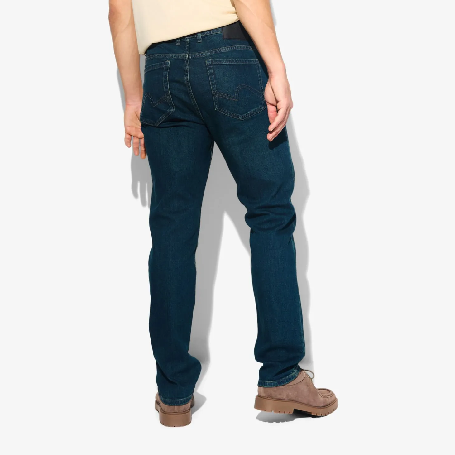 Jeans Straight | Jeans-Jules Jean straight 4 longueurs Bleu