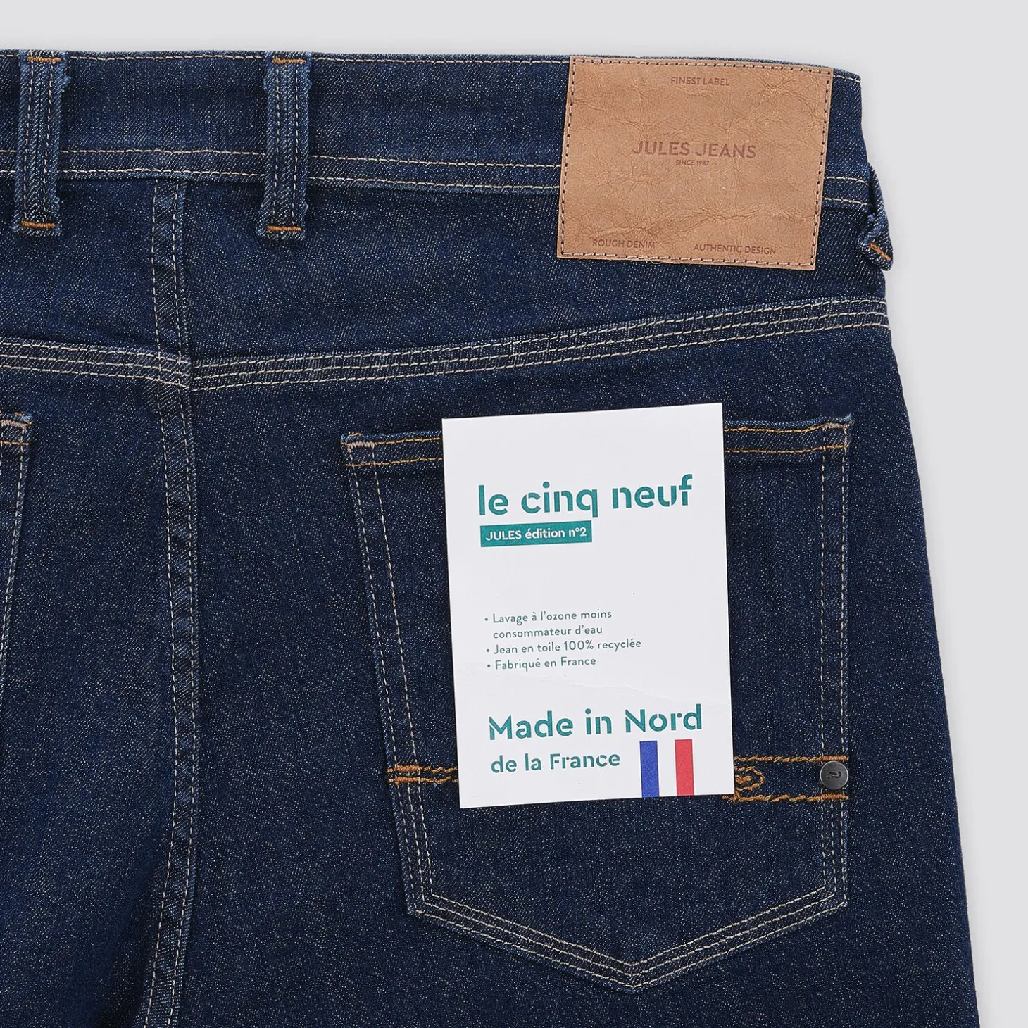 Made In France | Jeans Straight-Jules Jean straight cinq neuf édition n°2 Made in France Bleu