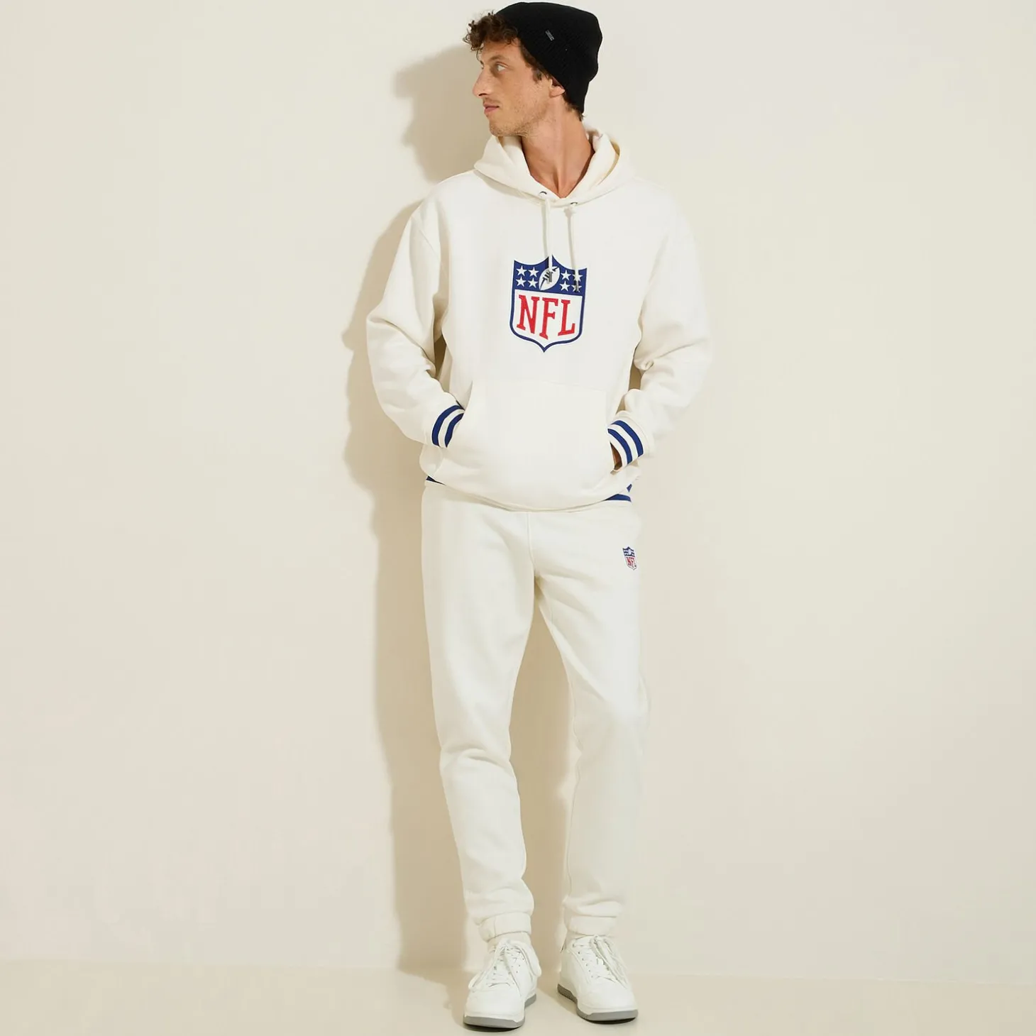 Jogging | Pantalon Chino-Jules Jogging licence NFL Ecru