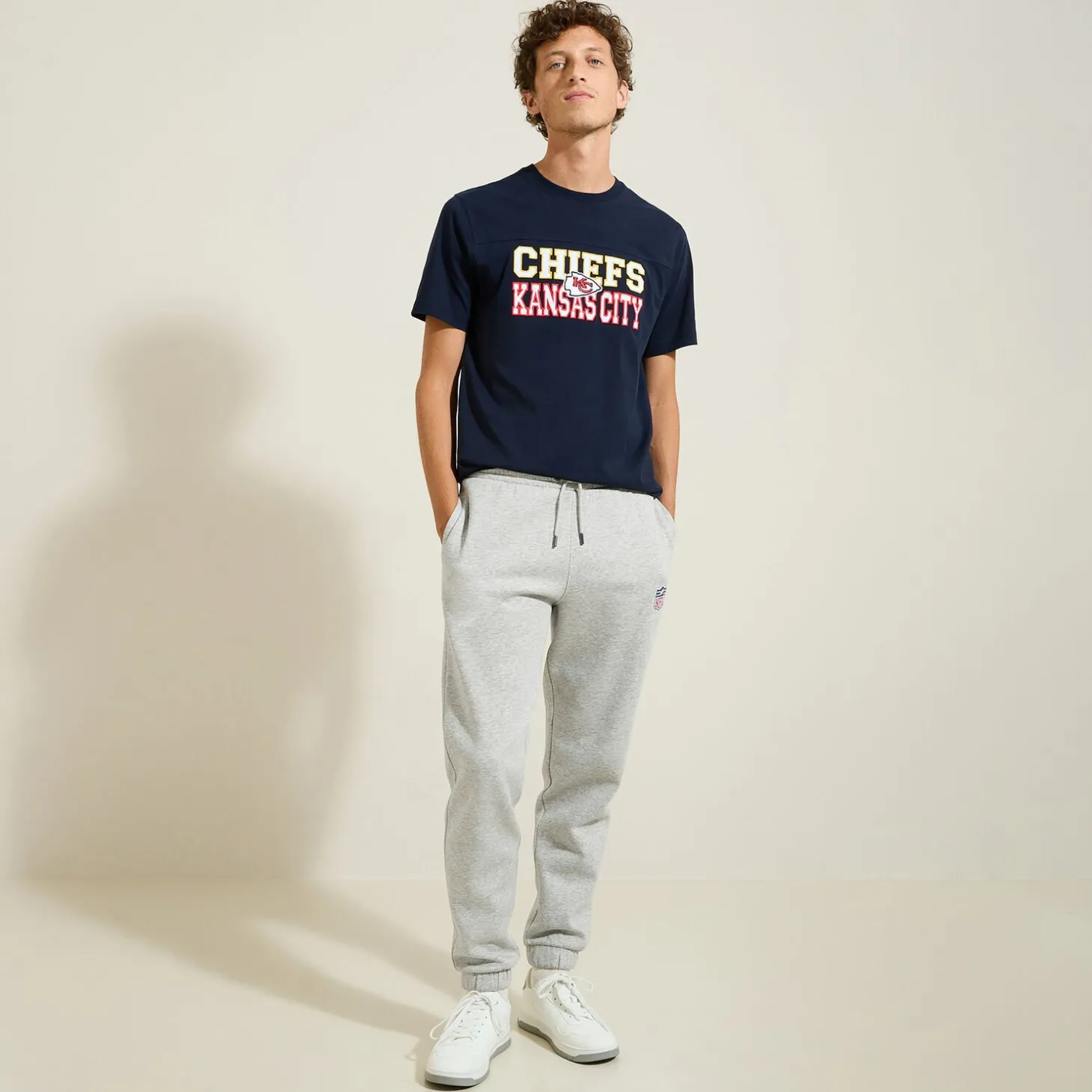 Jogging | Pantalon Chino-Jules Jogging licence NFL Grisfoncé