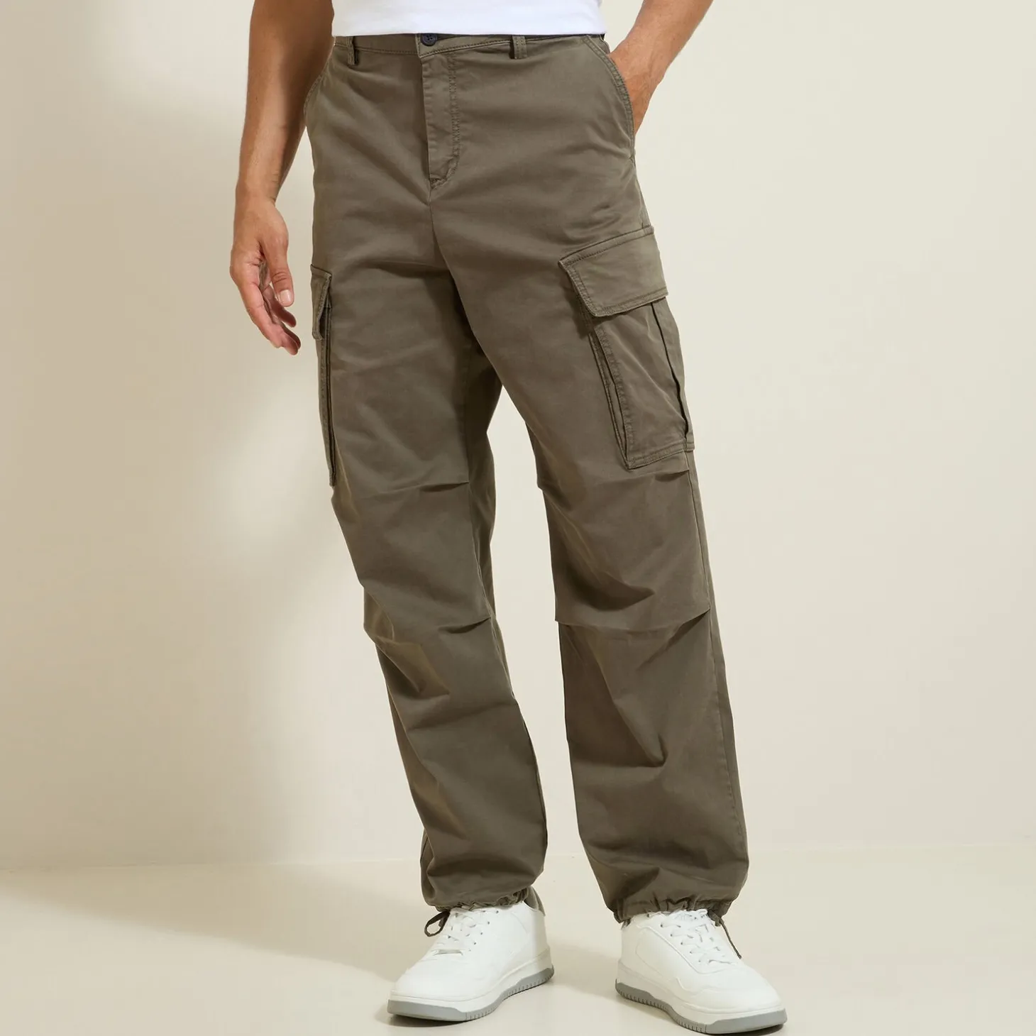 Pantalon Cargo | Pantalon Chino-Jules Pantalon cargo large Vert