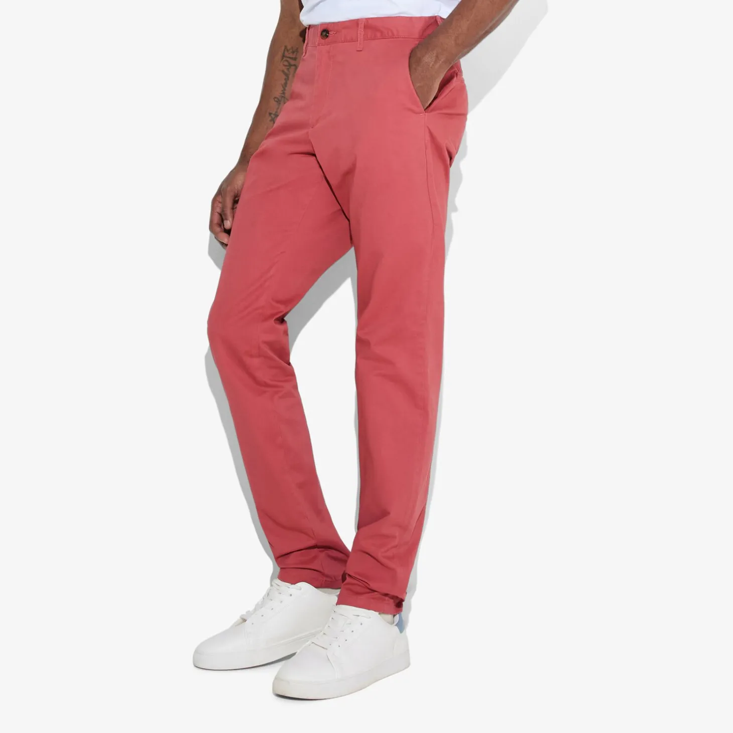 Pantalon Chino | Pantalon-Jules Pantalon chino slim  framboise