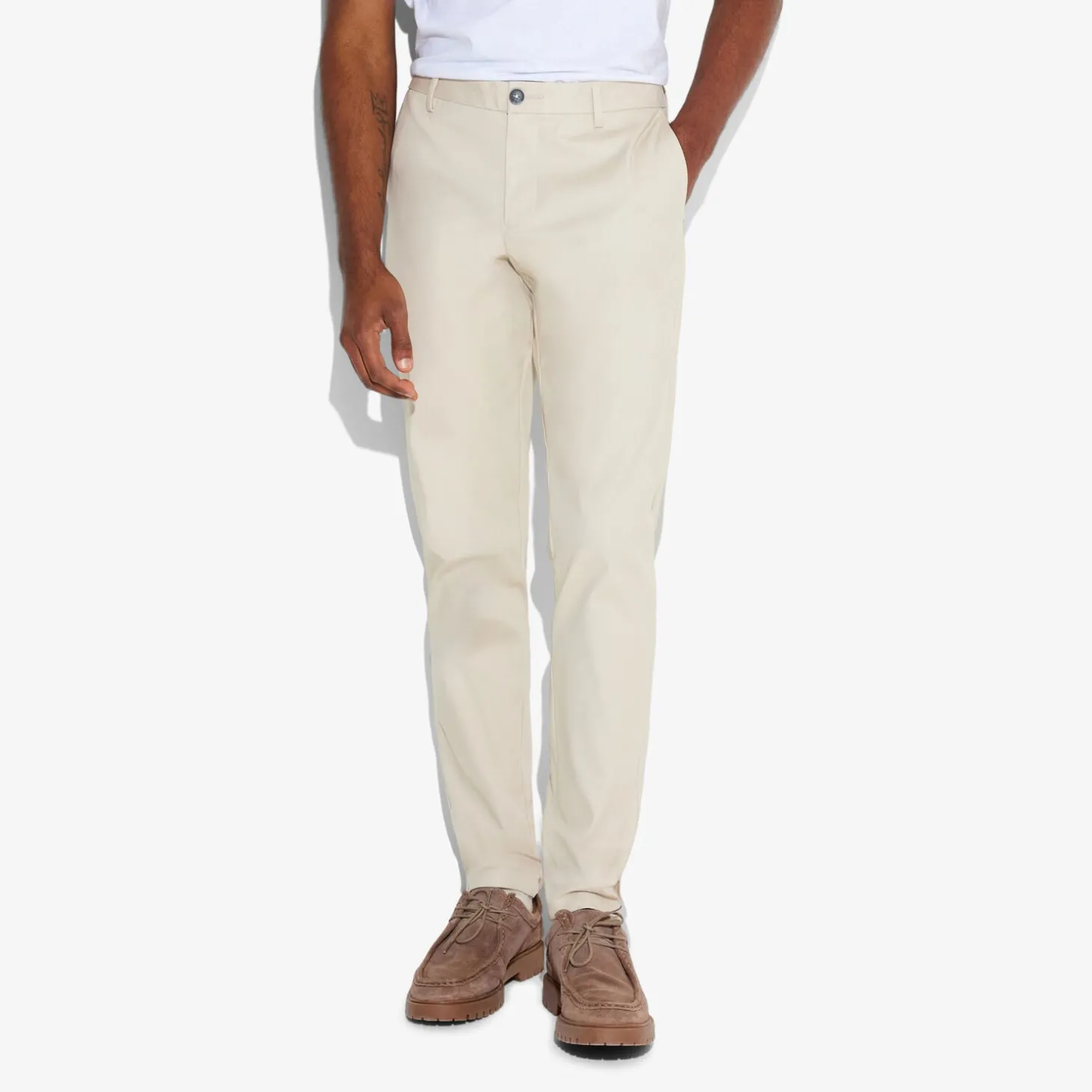 Pantalon Chino | Pantalon-Jules Pantalon chino slim  Ecru