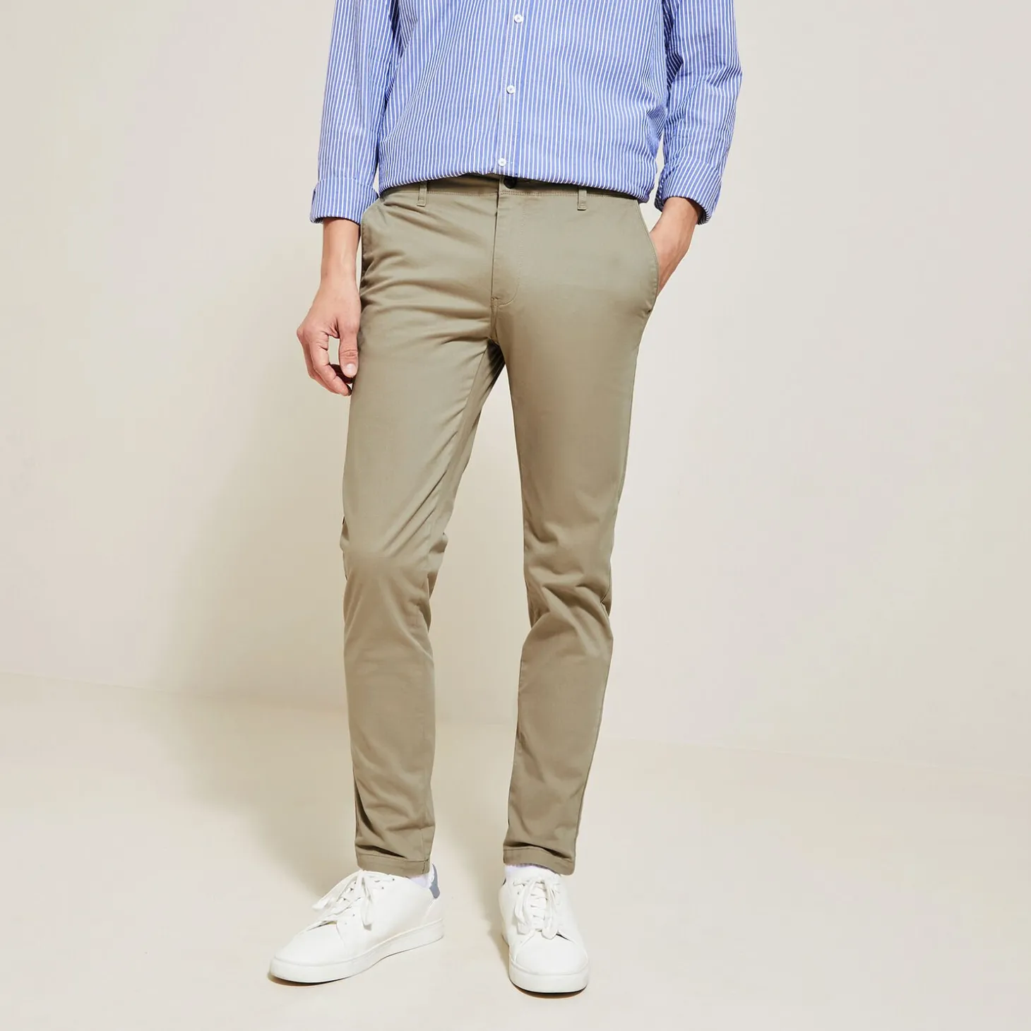 Pantalon Chino | Pantalon-Jules Pantalon chino slim  Beige