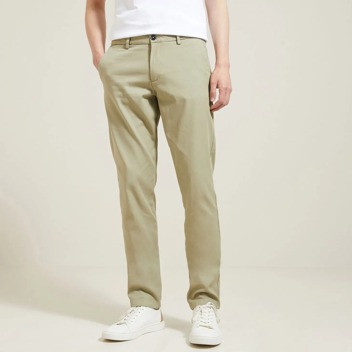 Smart Casual | Collection Mariage-Jules Pantalon chino slim  Vertclair