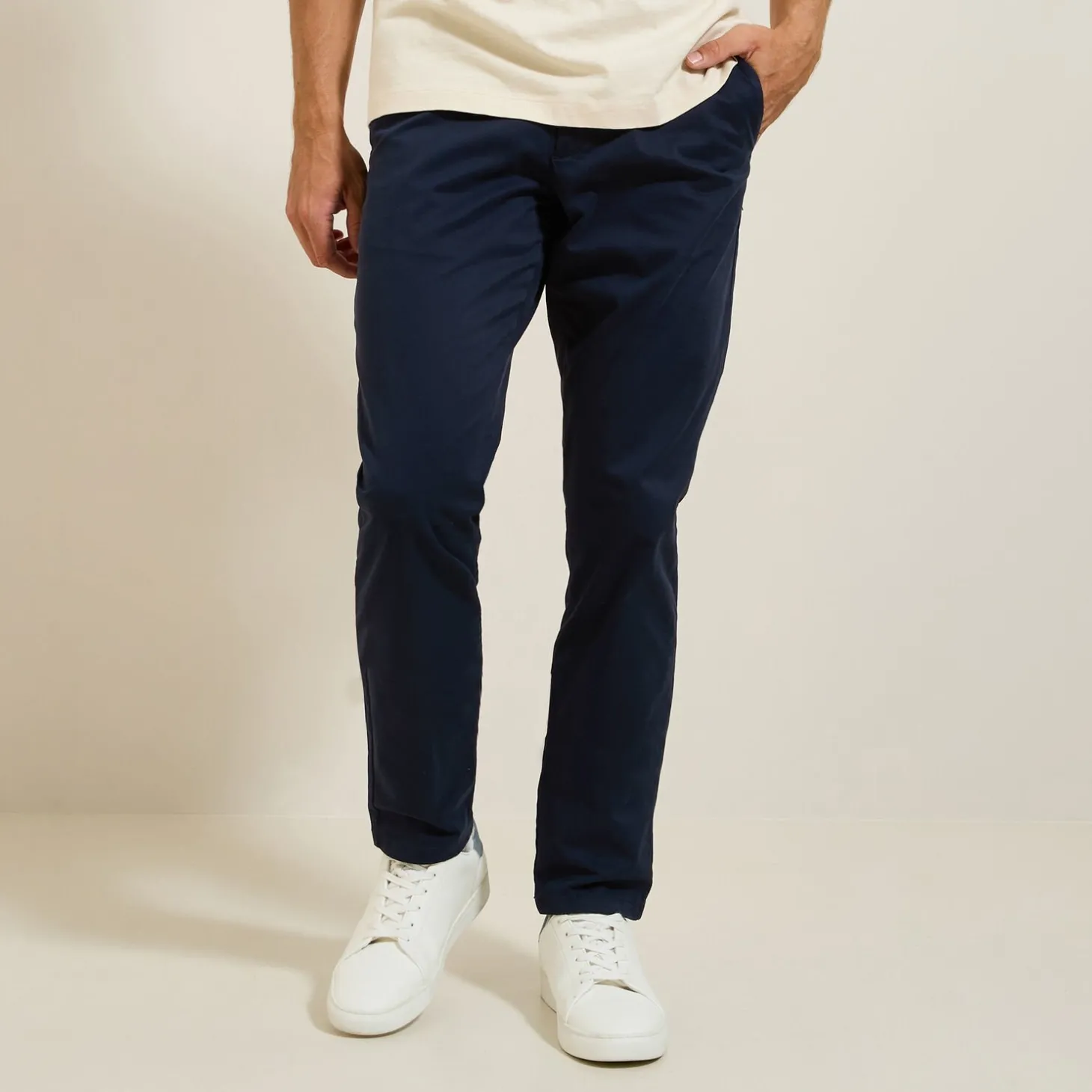 Pantalon Chino | Pantalon-Jules Pantalon chino slim  BleuMarine