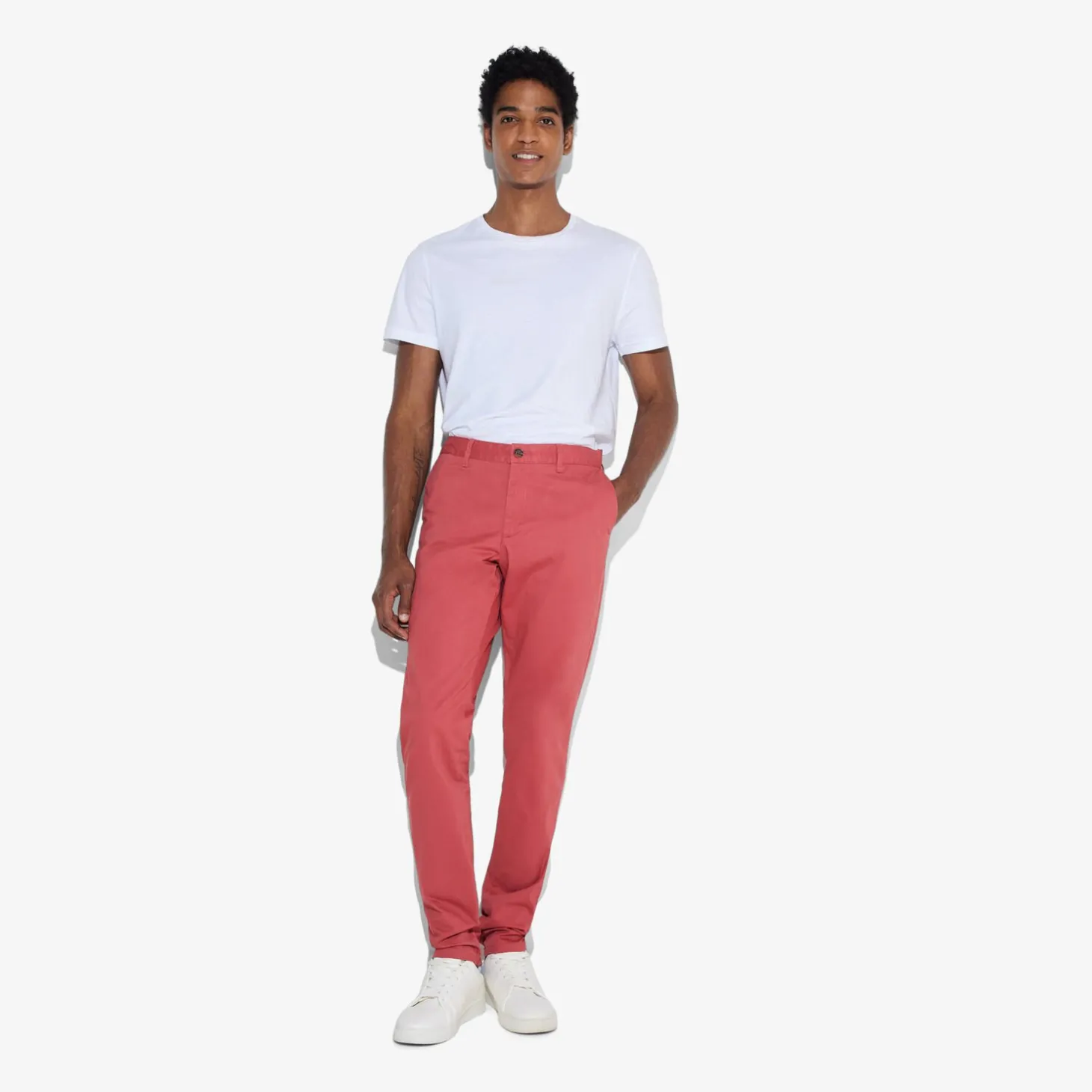 Pantalon Chino | Pantalon-Jules Pantalon chino slim  framboise