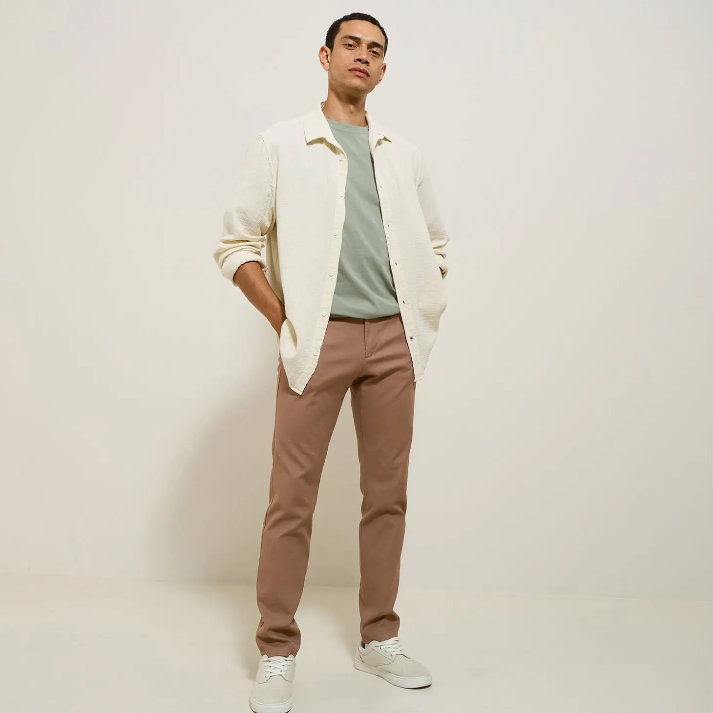 Pantalon Chino | Pantalon-Jules Pantalon chino slim  Beige