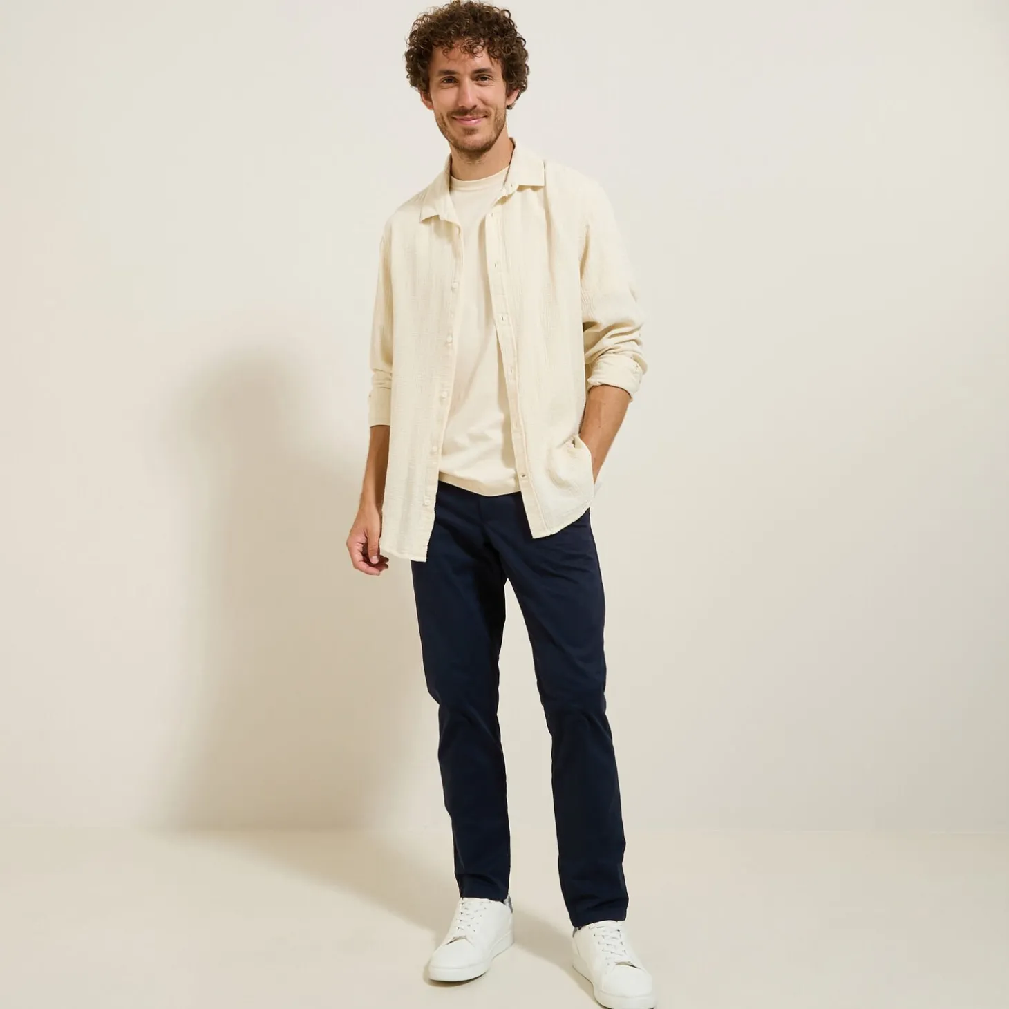 Pantalon Chino | Pantalon-Jules Pantalon chino slim  BleuMarine