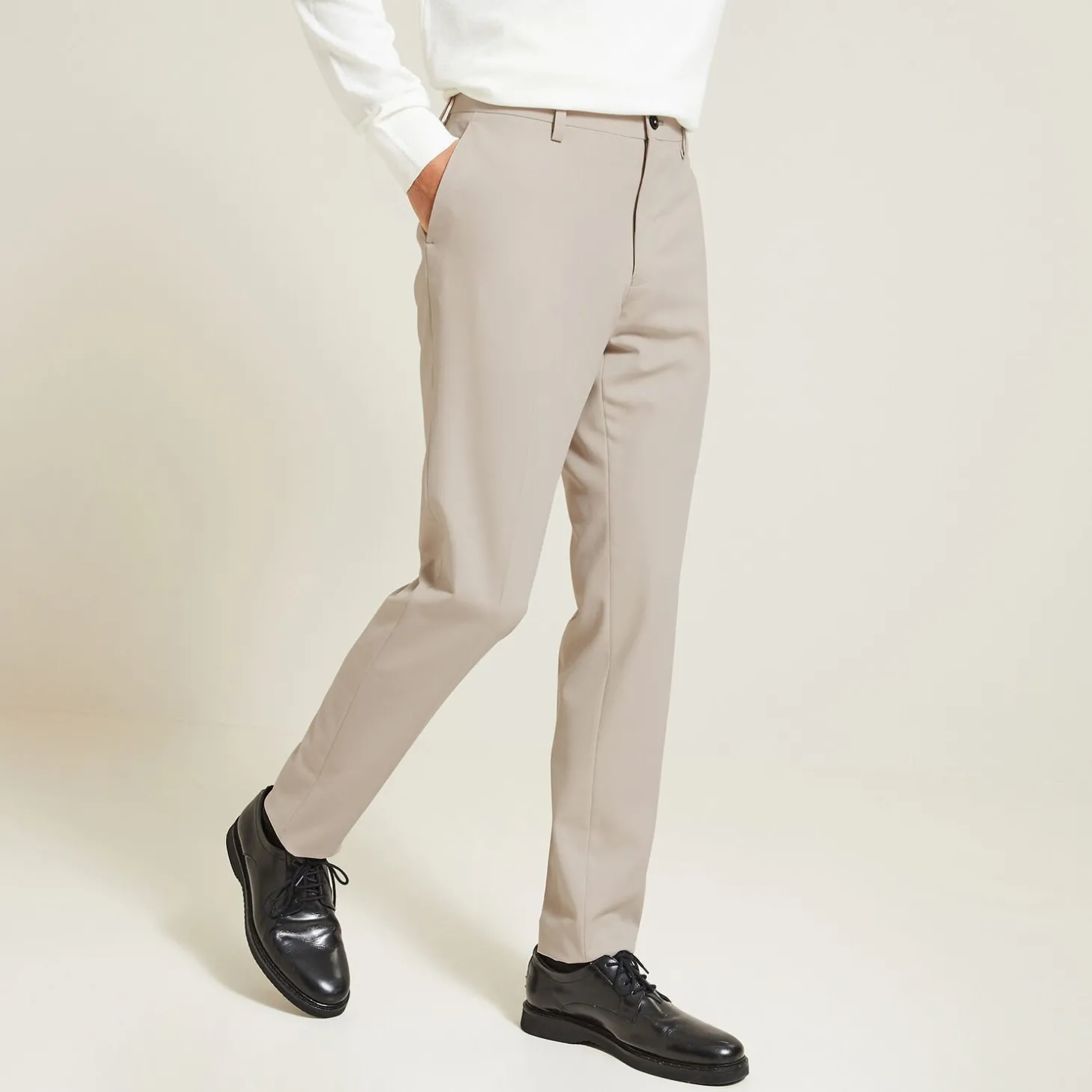 Smart Casual | Collection Mariage-Jules Pantalon de costume extra slim Beige