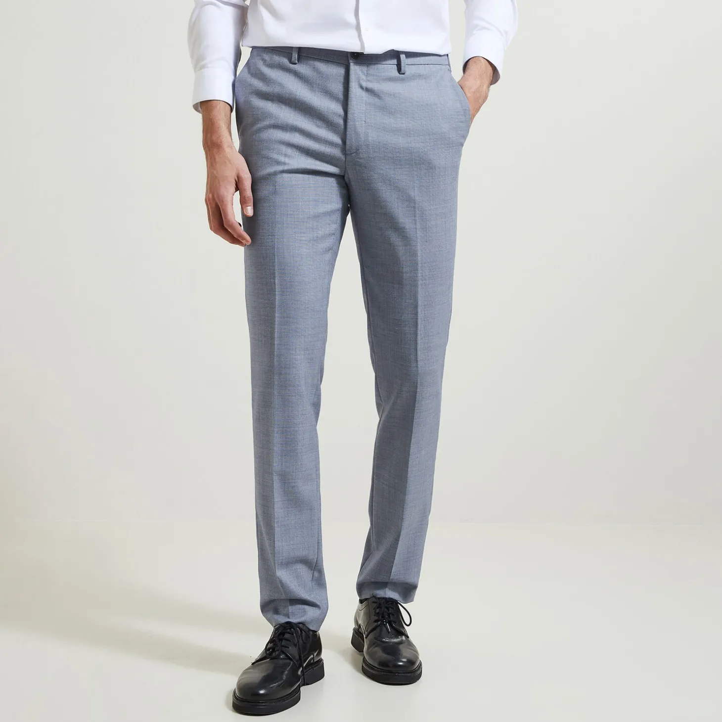 Collection Mariage | Pantalon De Costume-Jules Pantalon de costume slim bi-ton Bleufoncé