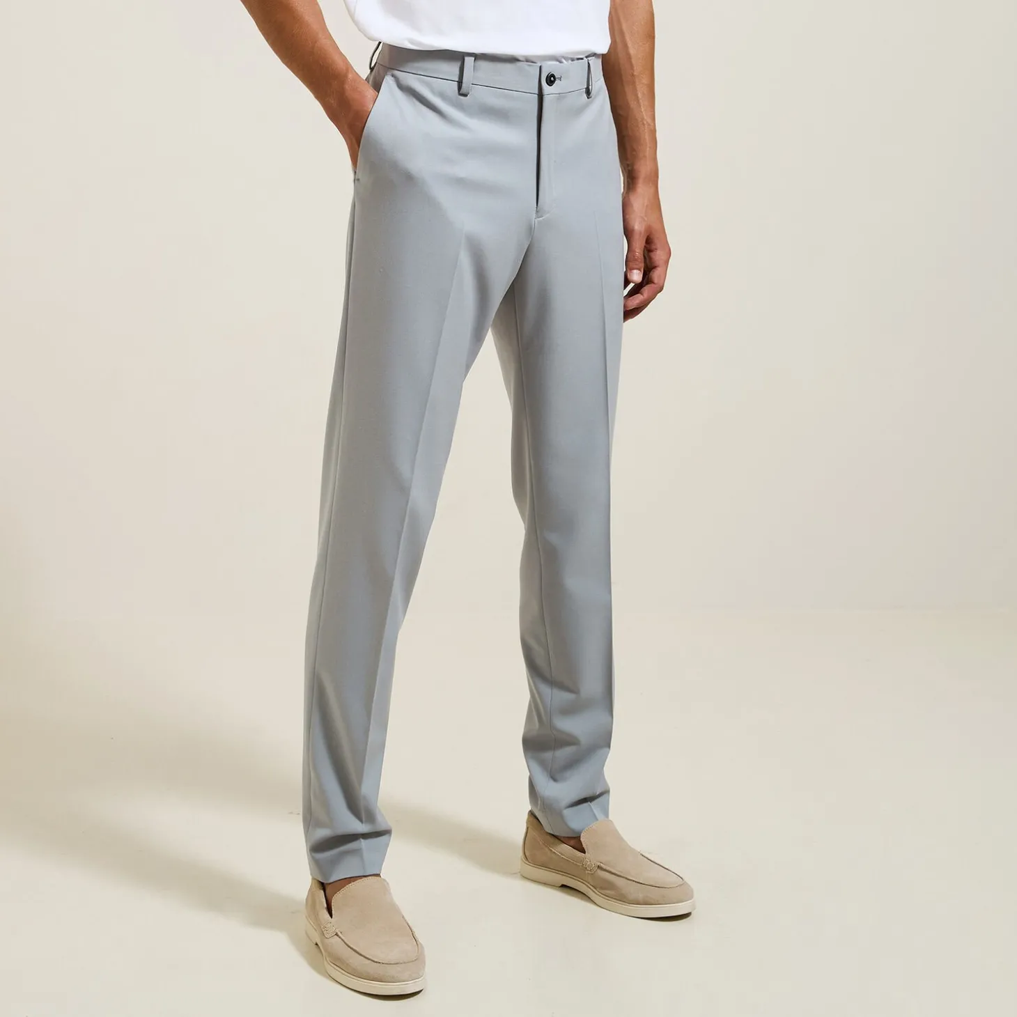 Pantalon De Costume | Pantalon-Jules Pantalon de costume slim twill Bleuclair