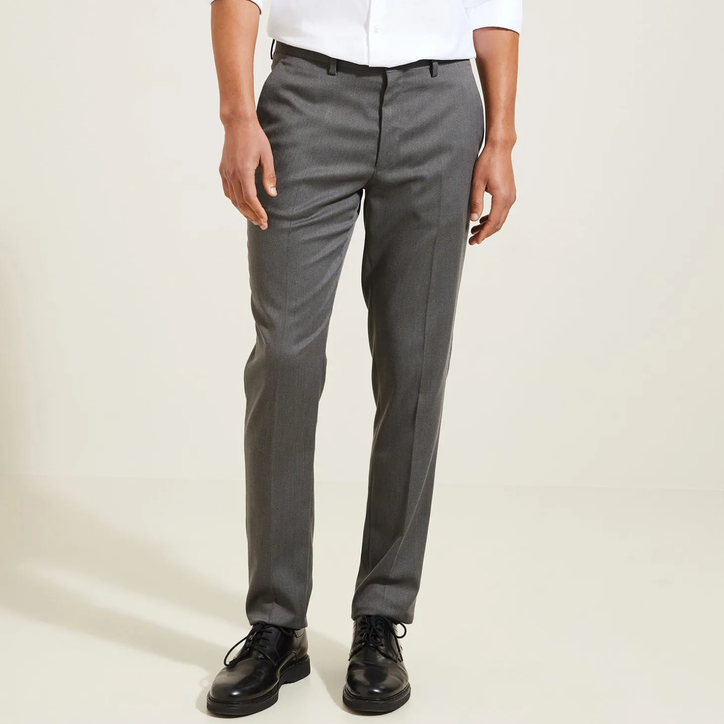 Collection Mariage | Pantalon De Costume-Jules Pantalon de costume uni slim Grisfoncé