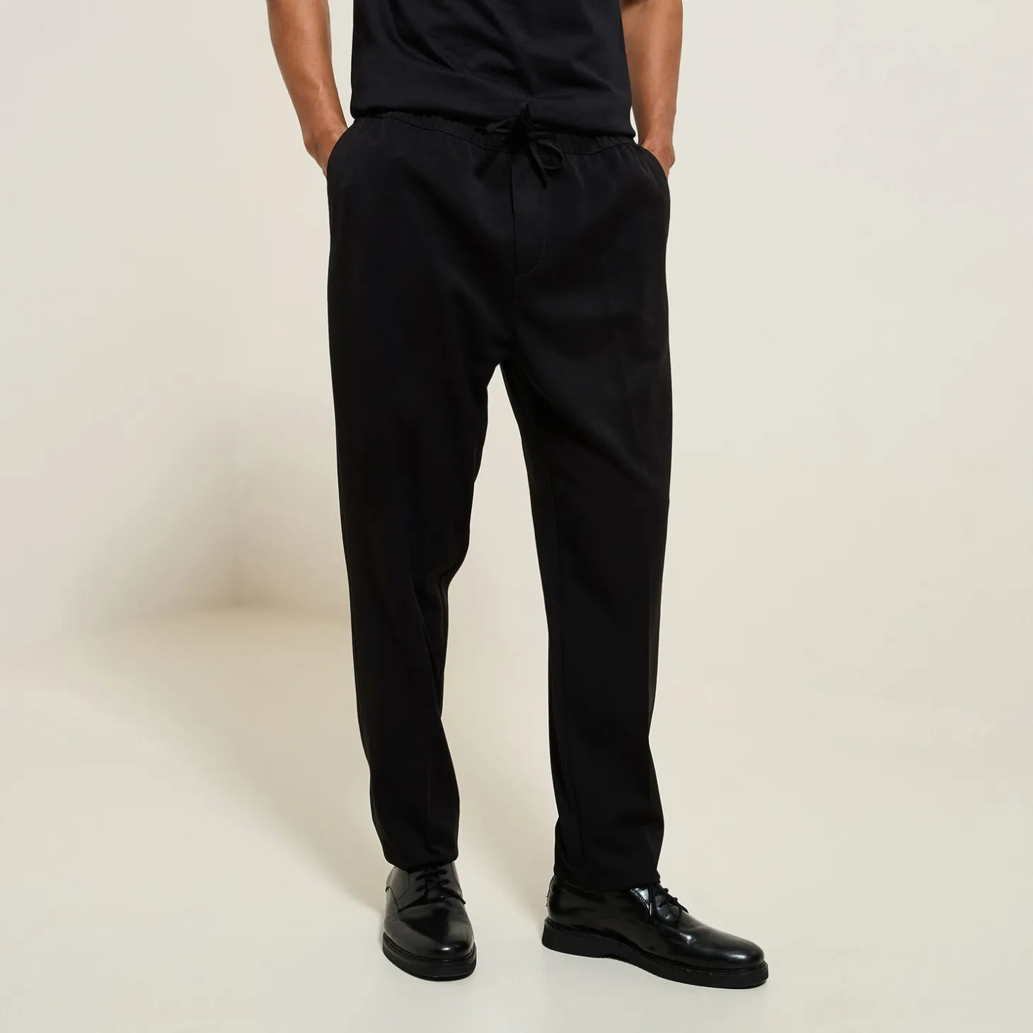 Smart Casual | Pantalon-Jules Pantalon relax uni Noir