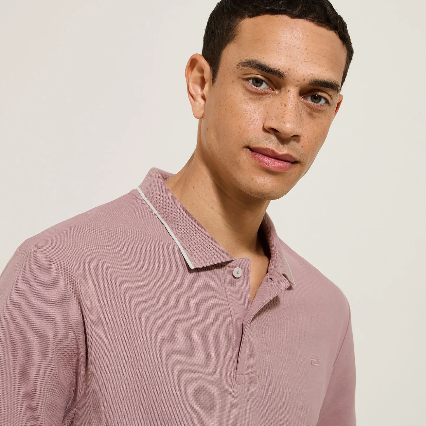 Polo-Jules Polo manches courtes uni  Rose