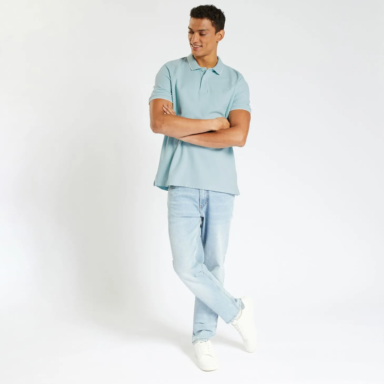 Polo-Jules Polo manches courtes uni  Bleuturquoise