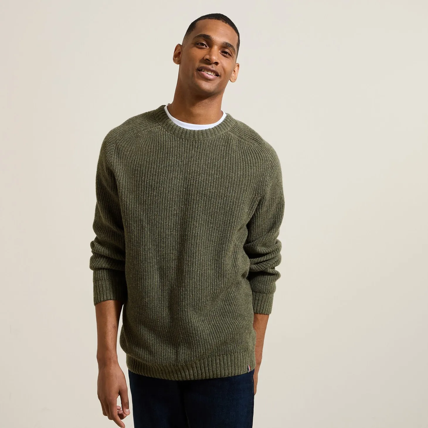 Made In France | Pull-Jules Pull Made In France col rond vert