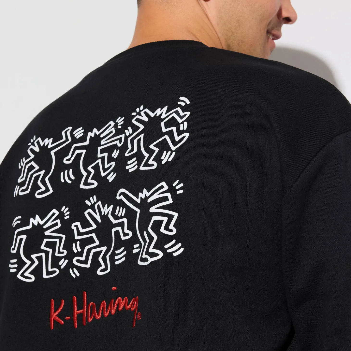 Sweat-Jules Sweat licence Keith Haring Noir