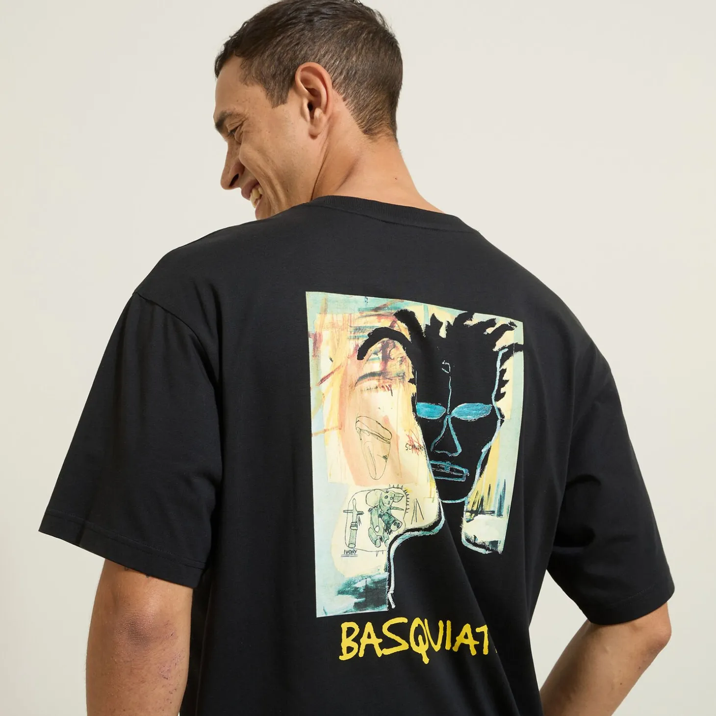 T-shirt-Jules Tee-shirt licence Basquiat Noir