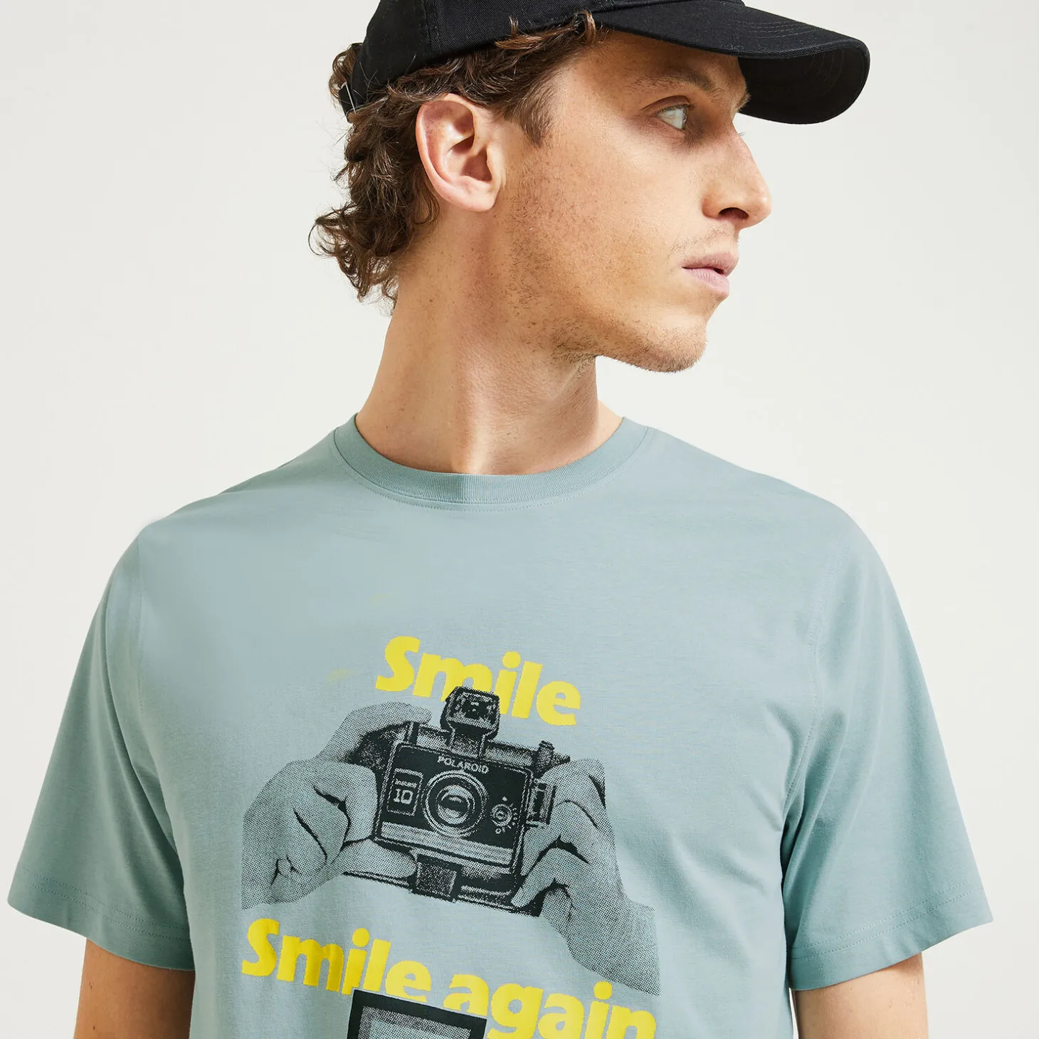 T-shirt-Jules Tee-shirt licence Polaroid Bleuturquoise