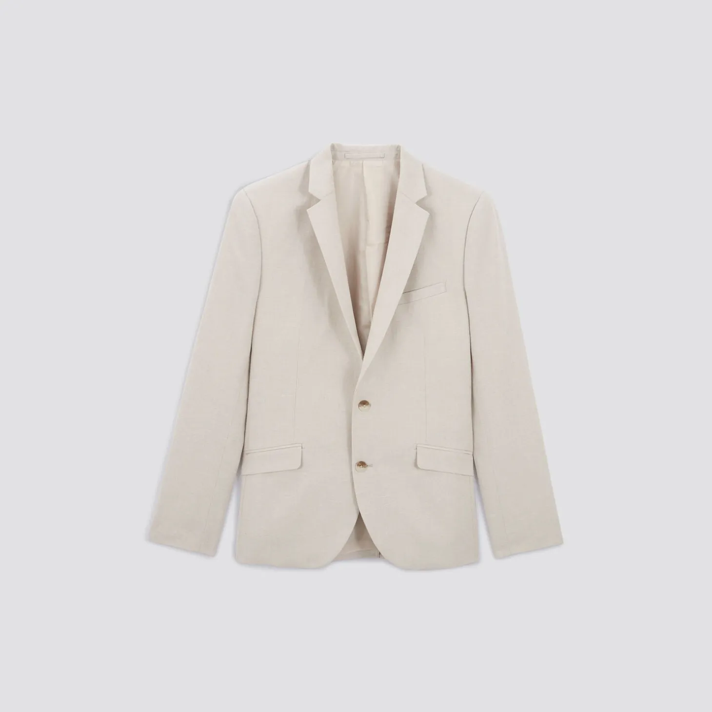 Costume Lin | Veste De Costume & Blazer-Jules Veste de costume slim Beige