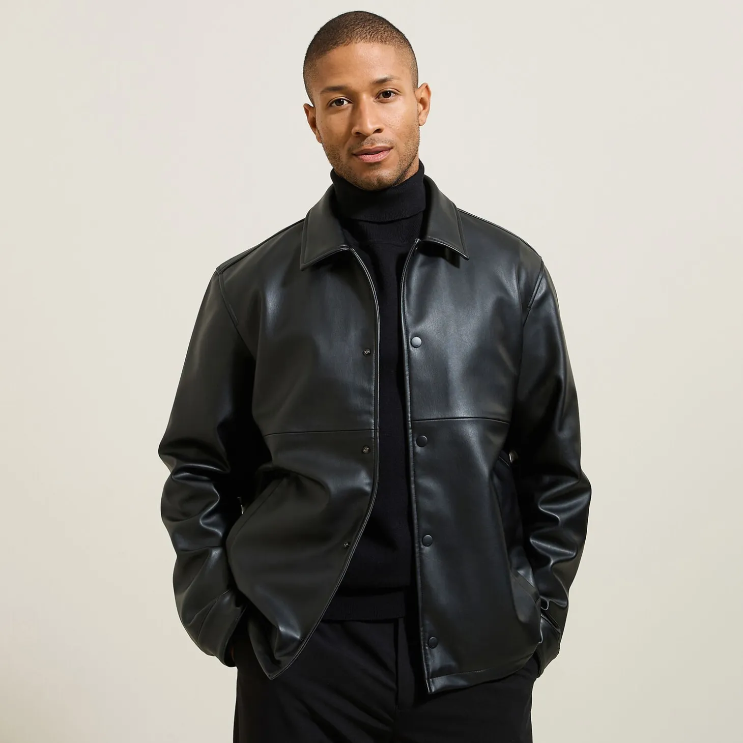 Manteau & Blouson-Jules Veste légère col chemise Noir